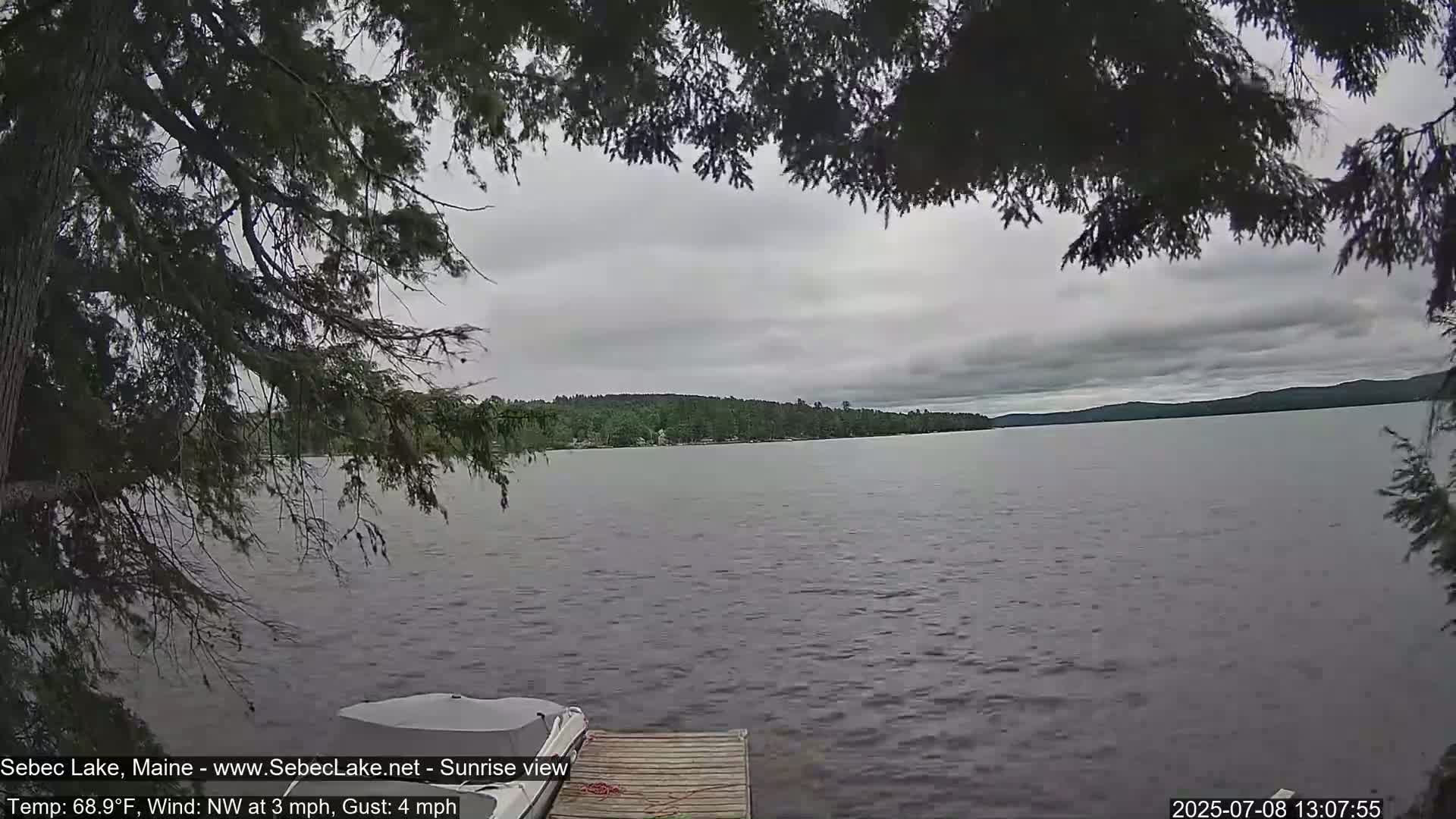 Sebec Lake Live Cam  - Dover&Foxcroft , Maine , USA