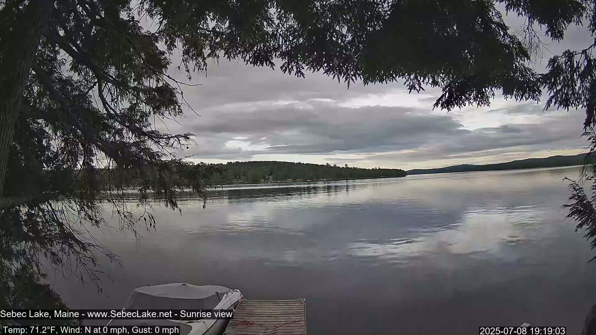 Sebec Lake Live Cam  - Dover&Foxcroft , Maine , USA