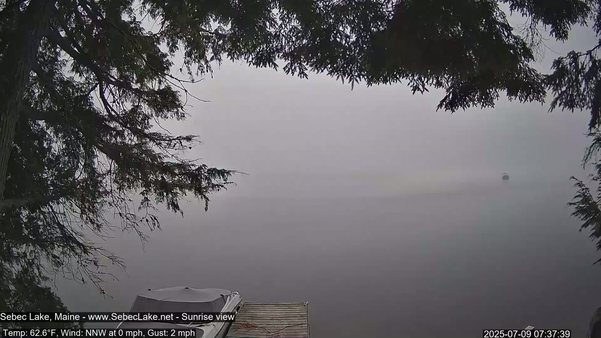 Sebec Lake Live Cam  - Dover&Foxcroft , Maine , USA