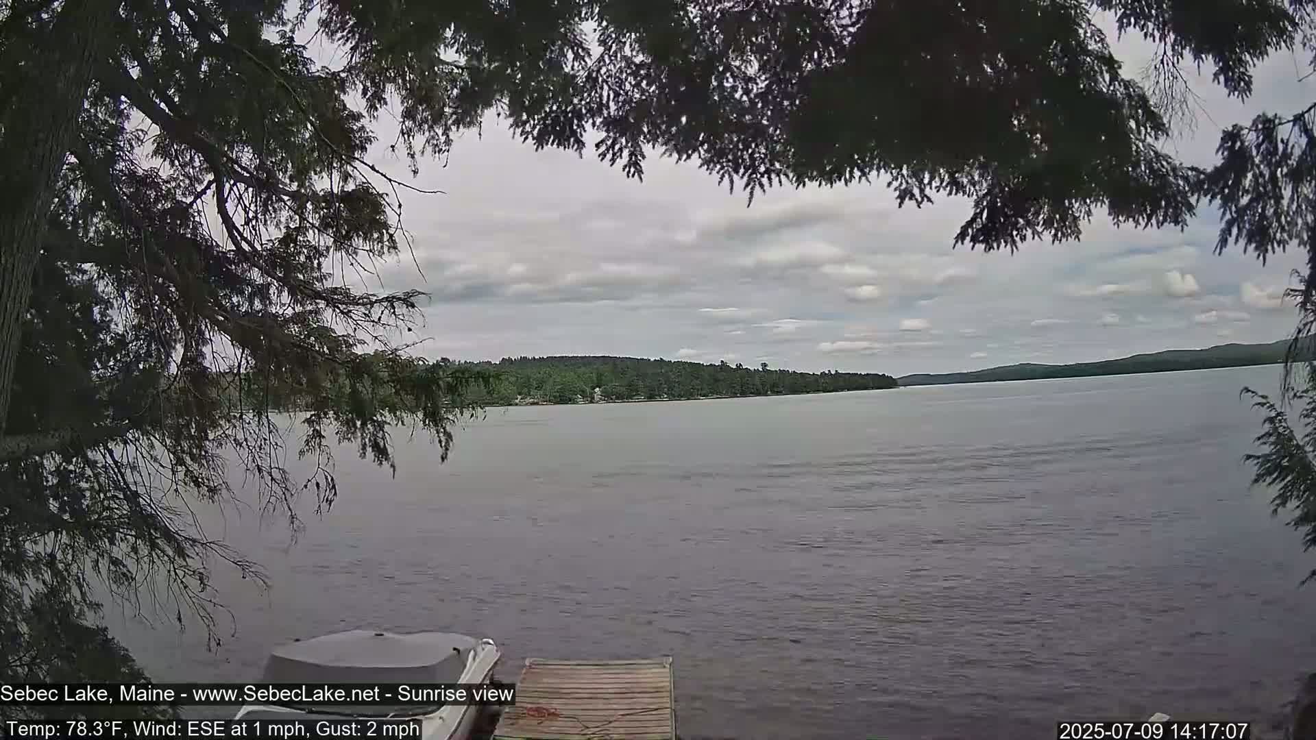 Sebec Lake Live Cam  - Dover&Foxcroft , Maine , USA