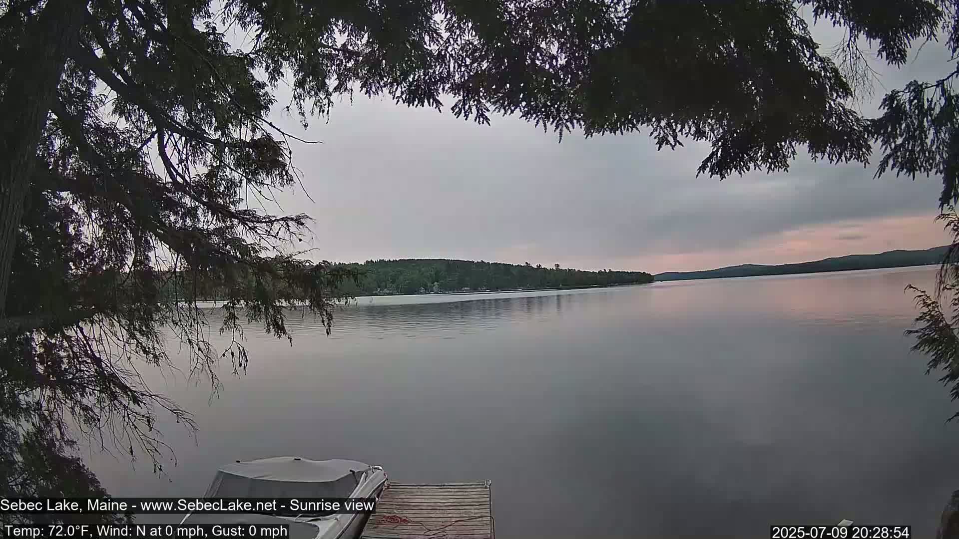 Sebec Lake Live Cam  - Dover&Foxcroft , Maine , USA