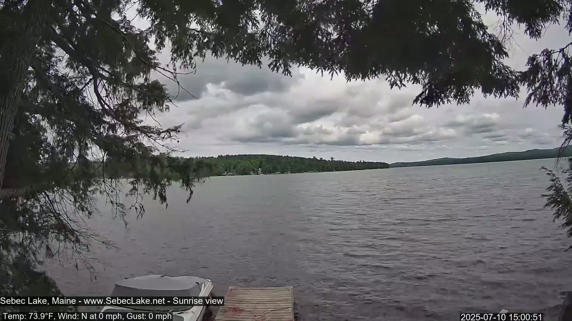 Sebec Lake Live Cam  - Dover&Foxcroft , Maine , USA