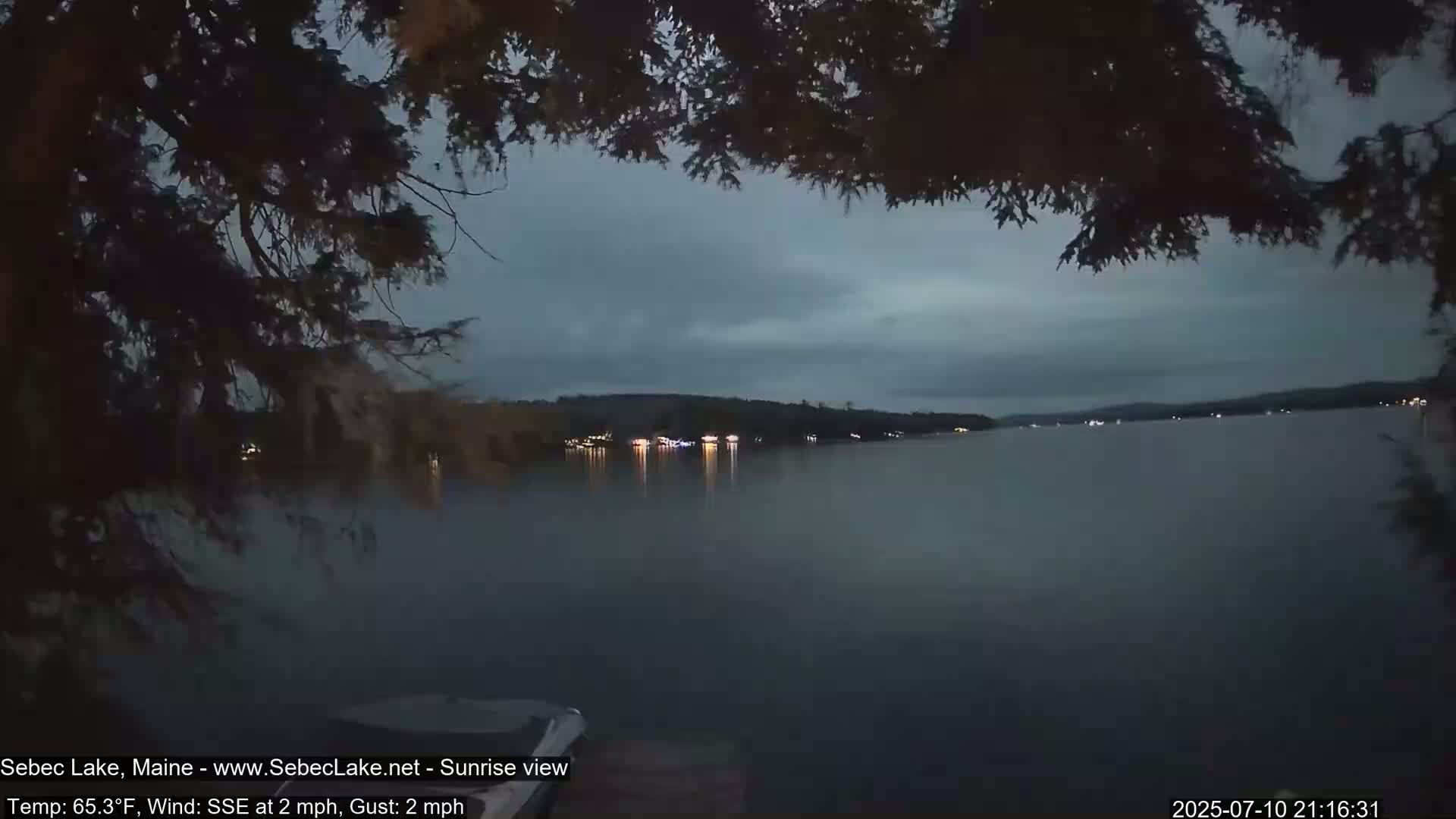 Sebec Lake Live Cam  - Dover&Foxcroft , Maine , USA