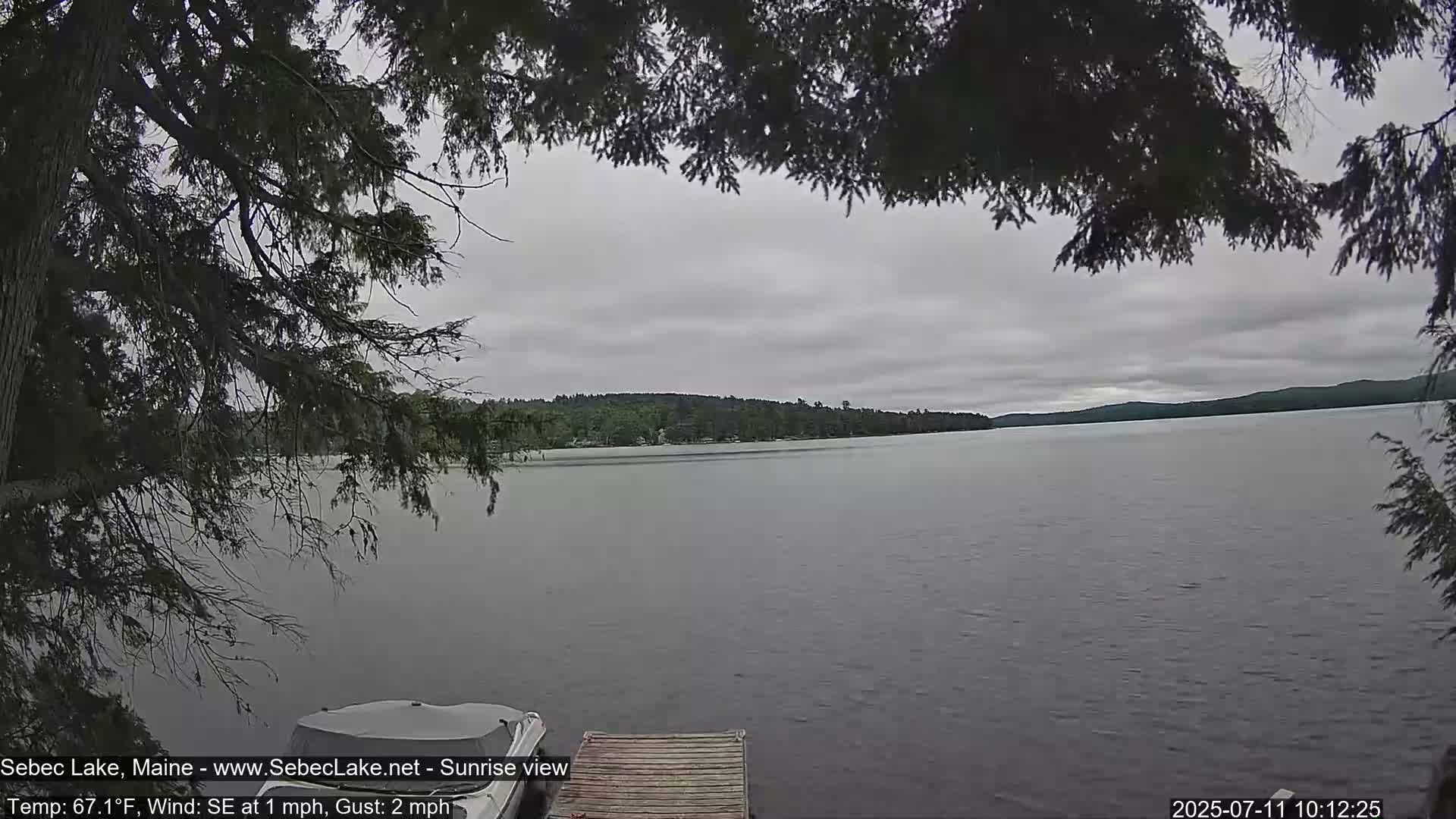 Sebec Lake Live Cam  - Dover&Foxcroft , Maine , USA