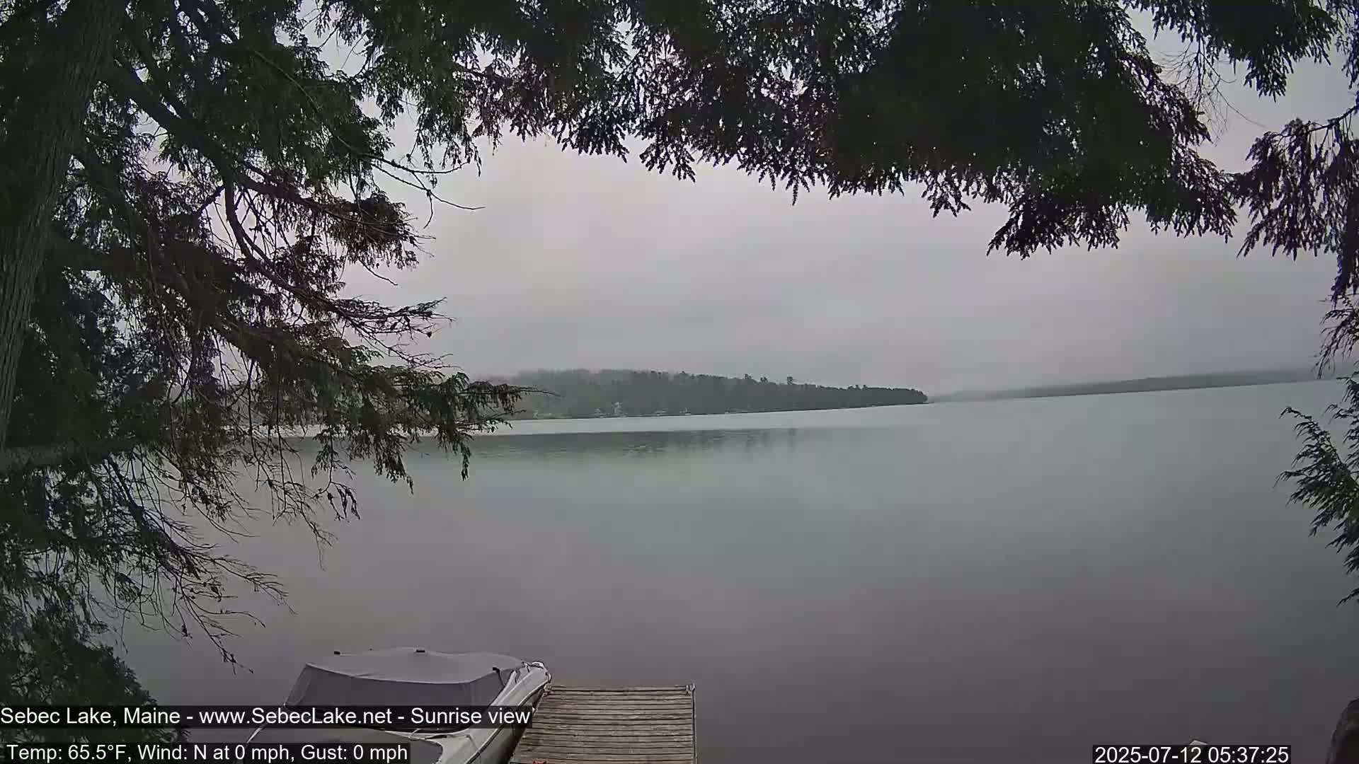 Sebec Lake Live Cam  - Dover&Foxcroft , Maine , USA