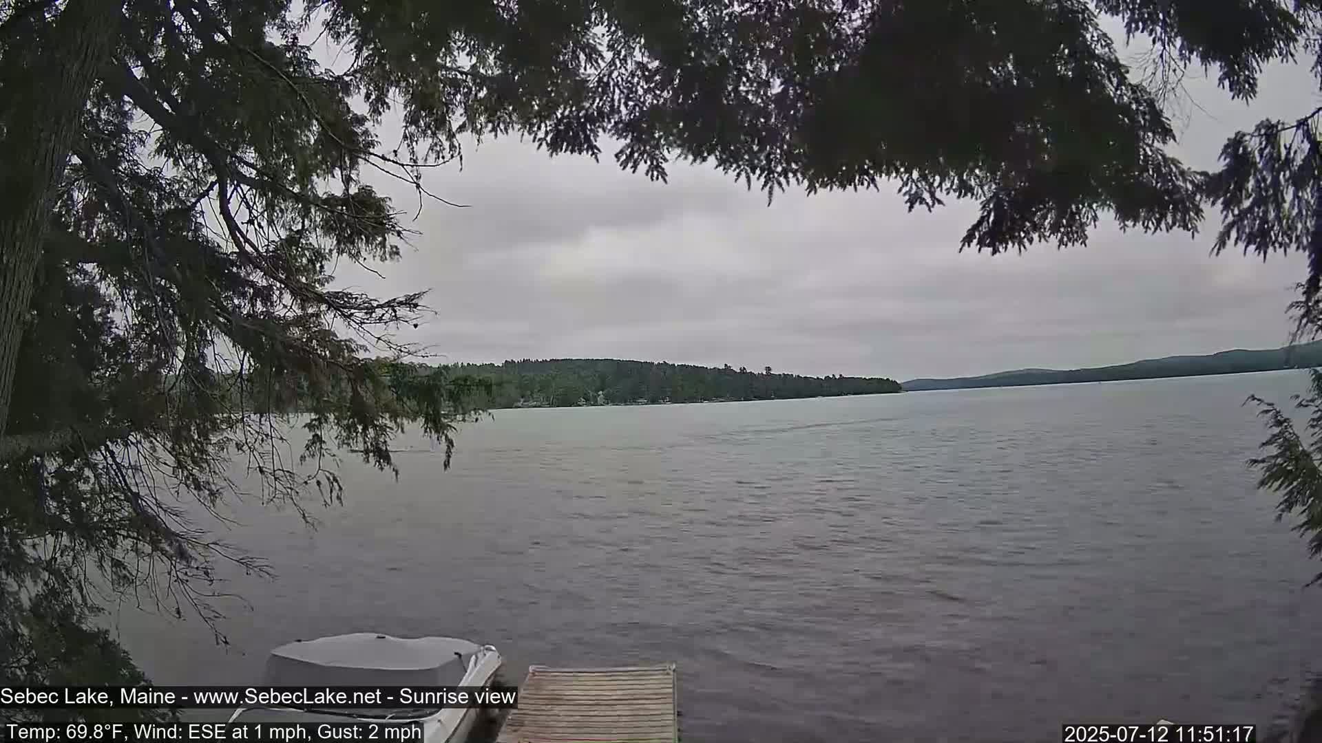 Sebec Lake Live Cam  - Dover&Foxcroft , Maine , USA
