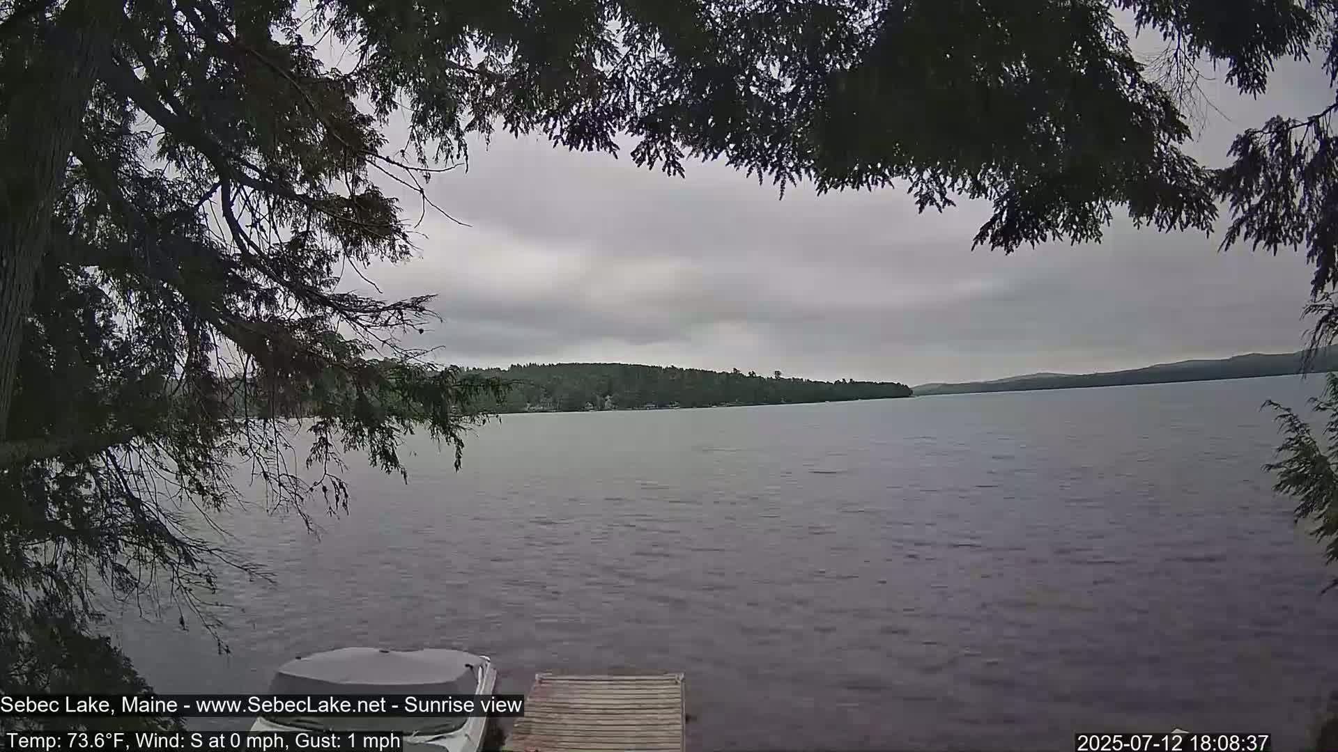 Sebec Lake Live Cam  - Dover&Foxcroft , Maine , USA