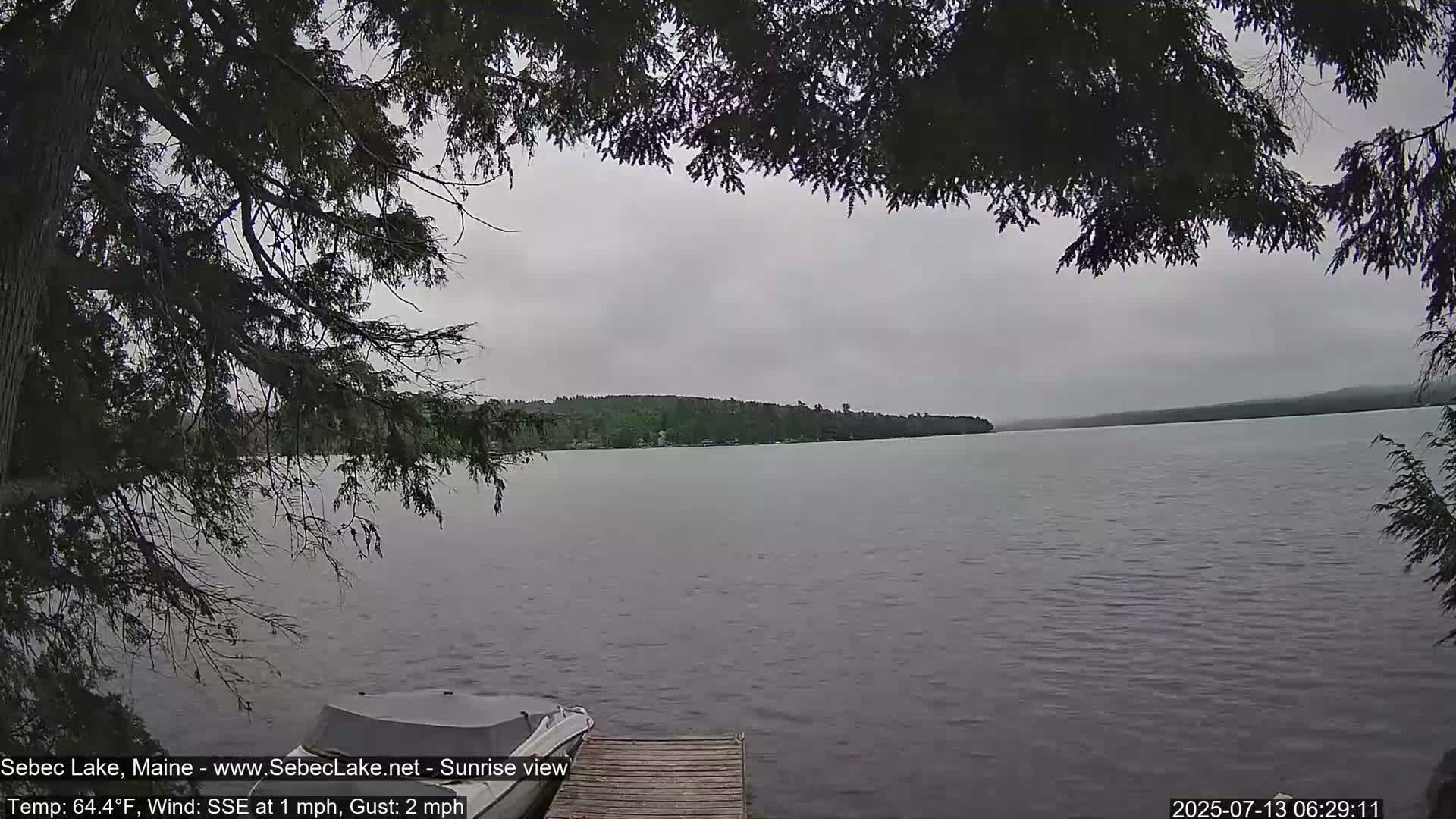 Sebec Lake Live Cam  - Dover&Foxcroft , Maine , USA