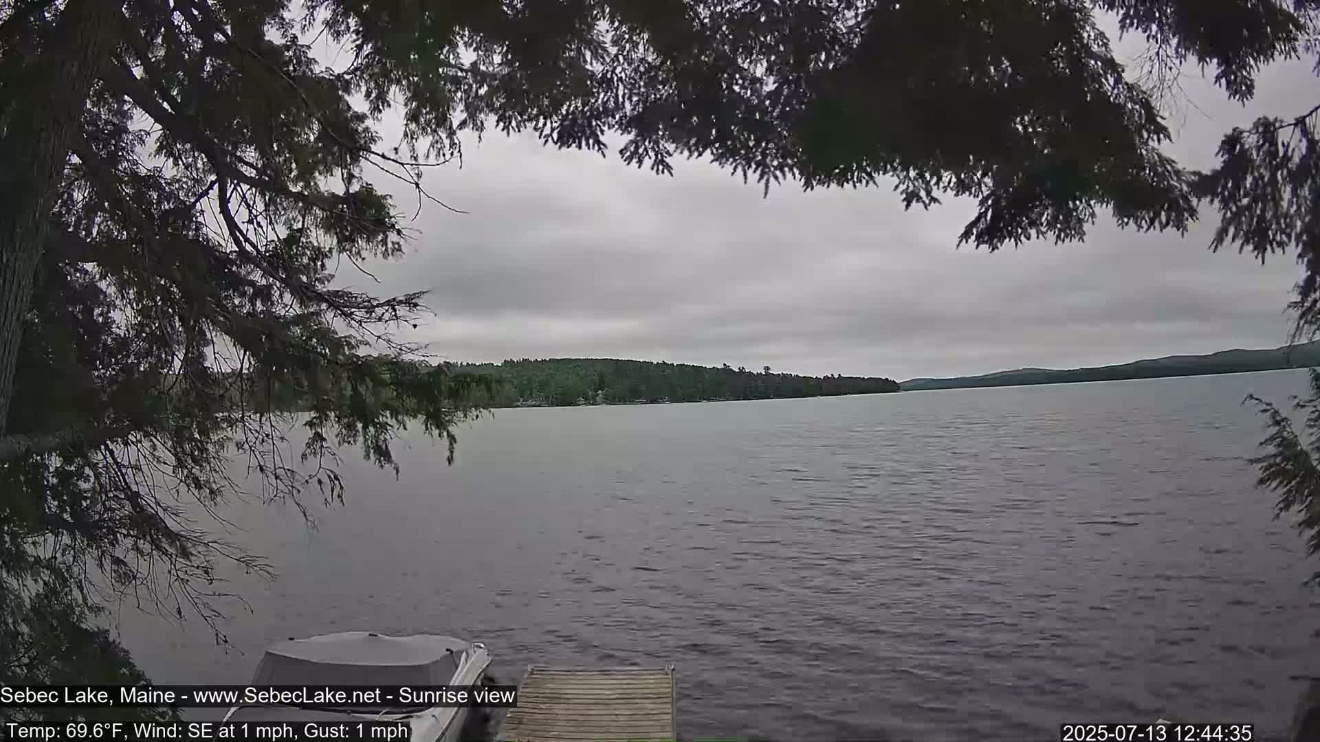 Sebec Lake Live Cam  - Dover&Foxcroft , Maine , USA