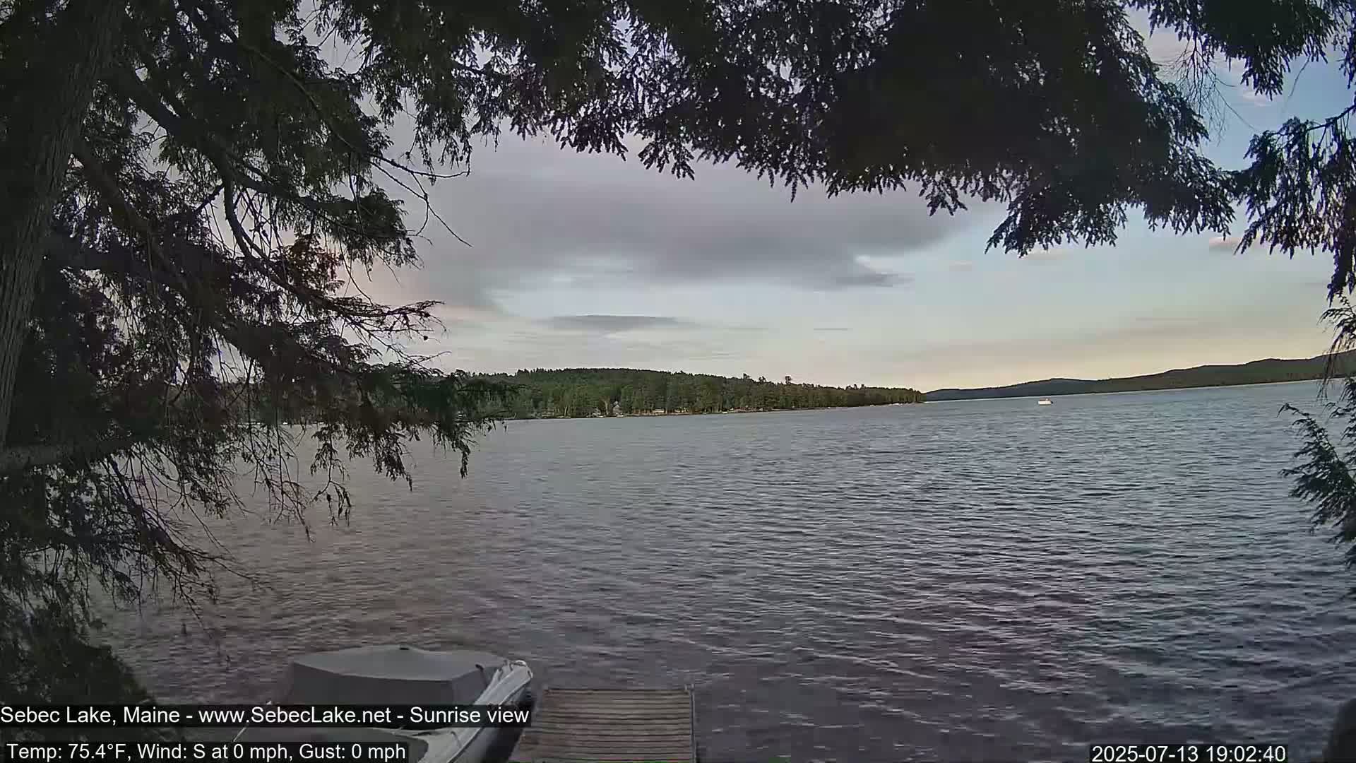 Sebec Lake Live Cam  - Dover&Foxcroft , Maine , USA