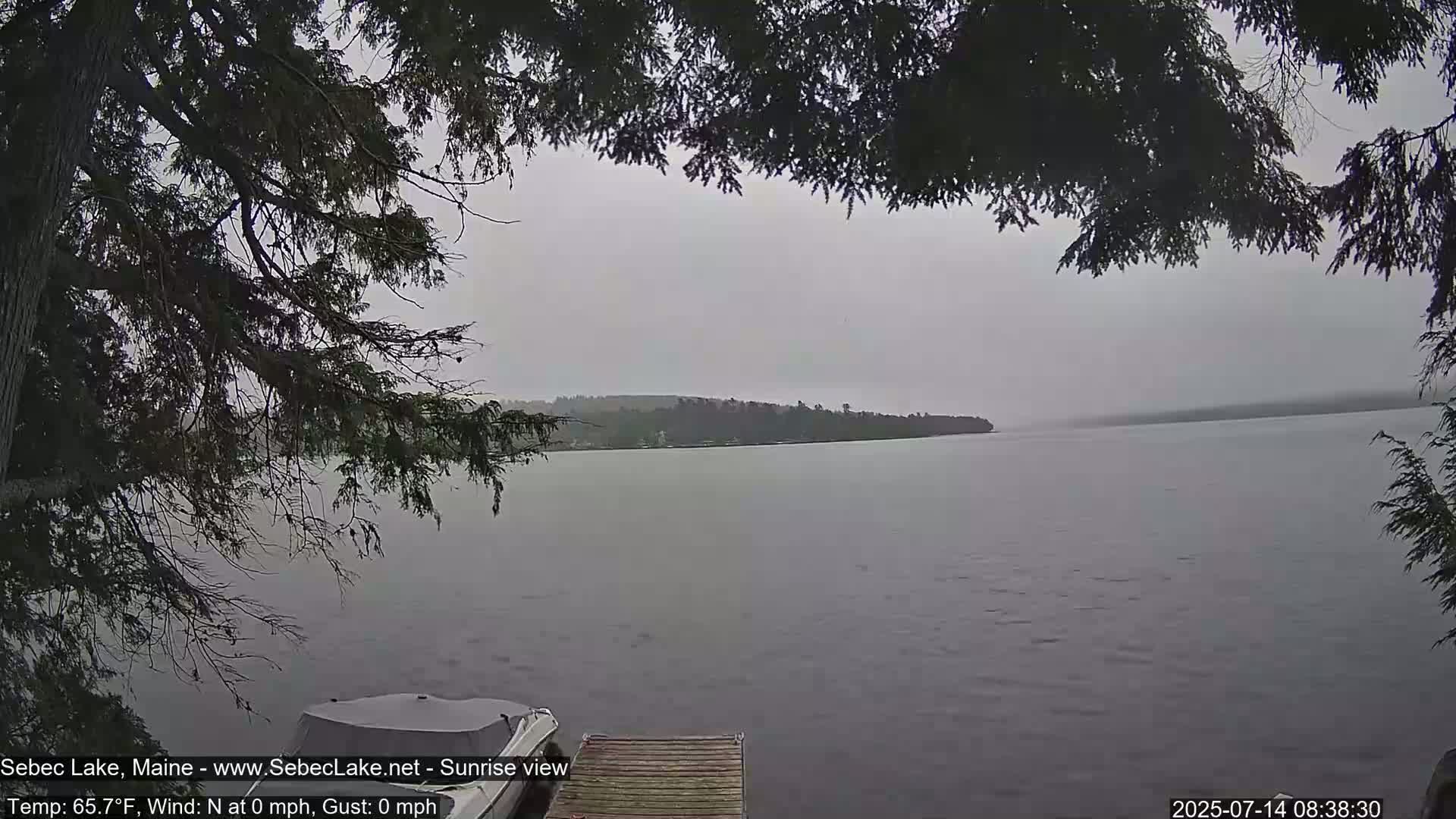 Sebec Lake Live Cam  - Dover&Foxcroft , Maine , USA