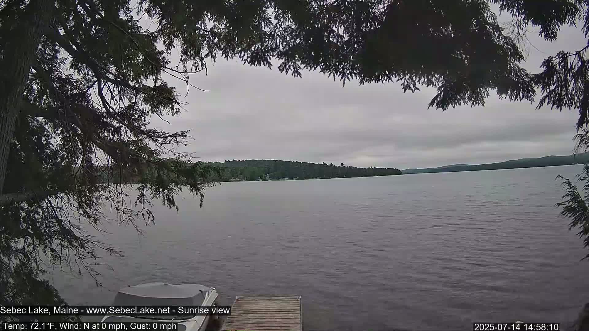 Sebec Lake Live Cam  - Dover&Foxcroft , Maine , USA