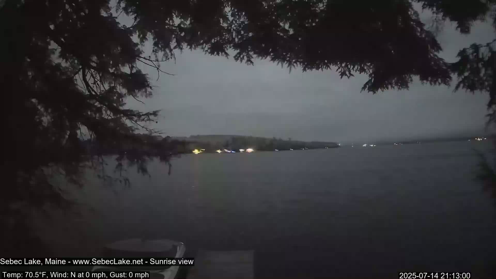 Sebec Lake Live Cam  - Dover&Foxcroft , Maine , USA