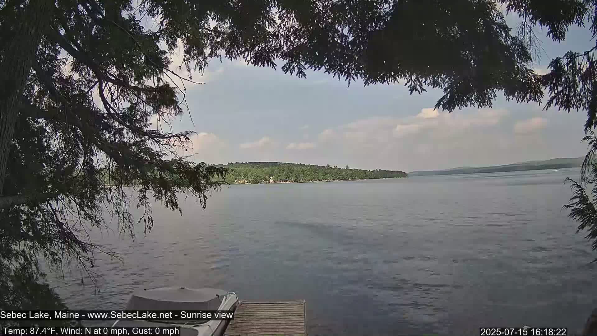 Sebec Lake Live Cam  - Dover&Foxcroft , Maine , USA