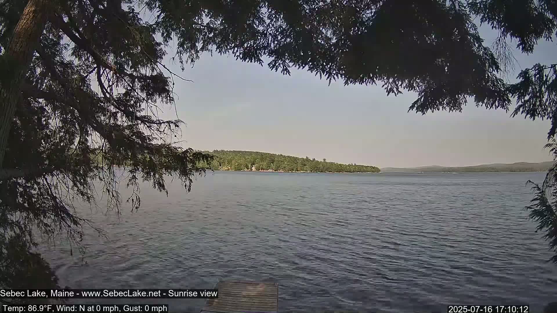 Sebec Lake Live Cam  - Dover&Foxcroft , Maine , USA