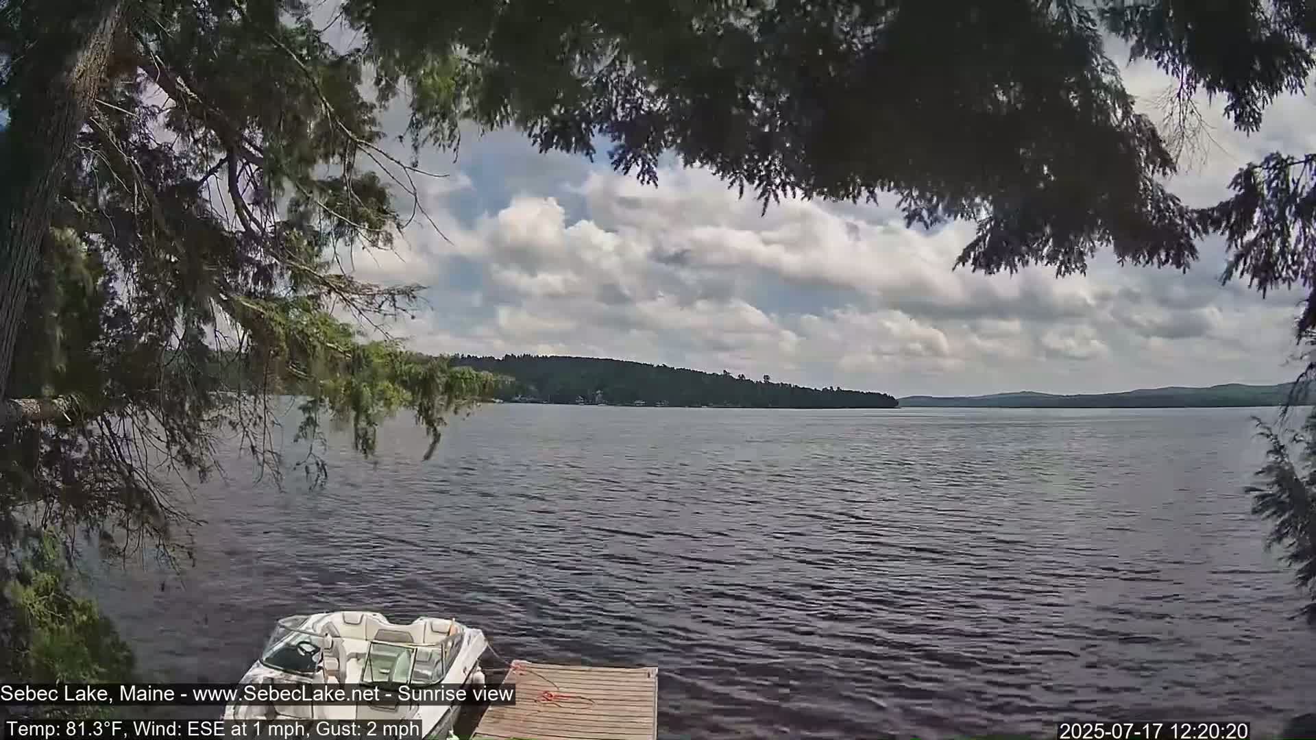 Sebec Lake Live Cam  - Dover&Foxcroft , Maine , USA