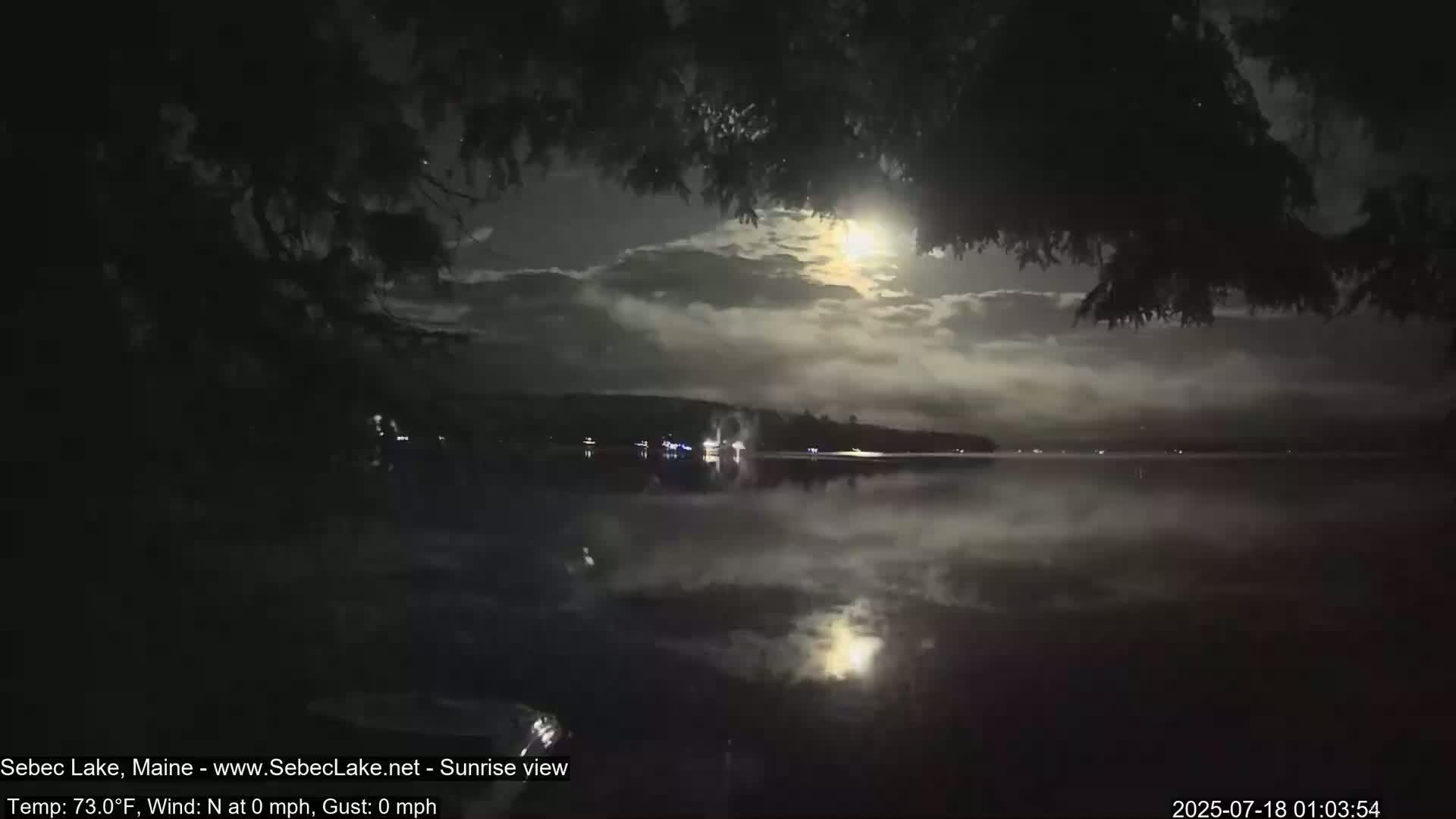 Sebec Lake Live Cam  - Dover&Foxcroft , Maine , USA