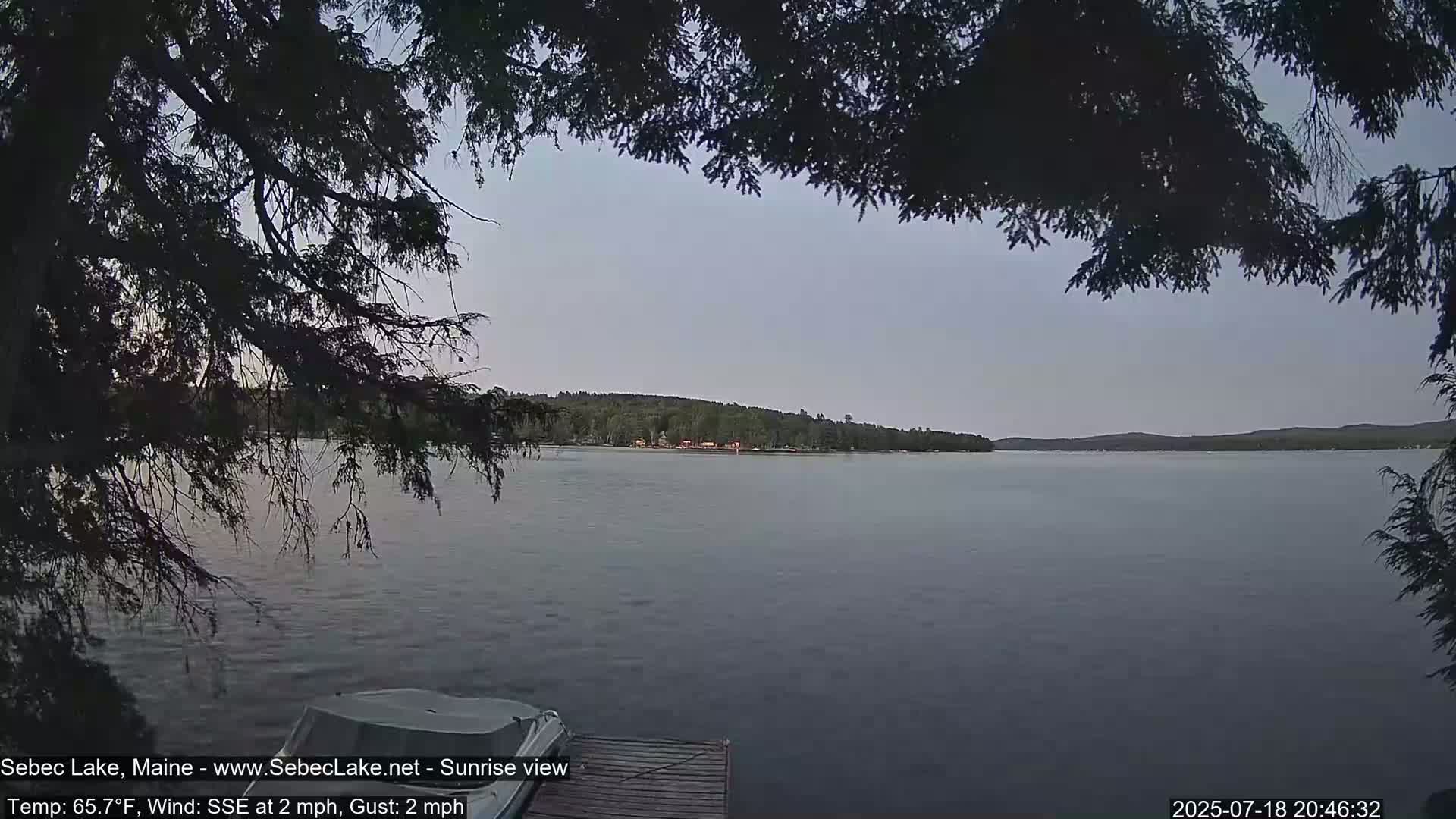 Sebec Lake Live Cam  - Dover&Foxcroft , Maine , USA