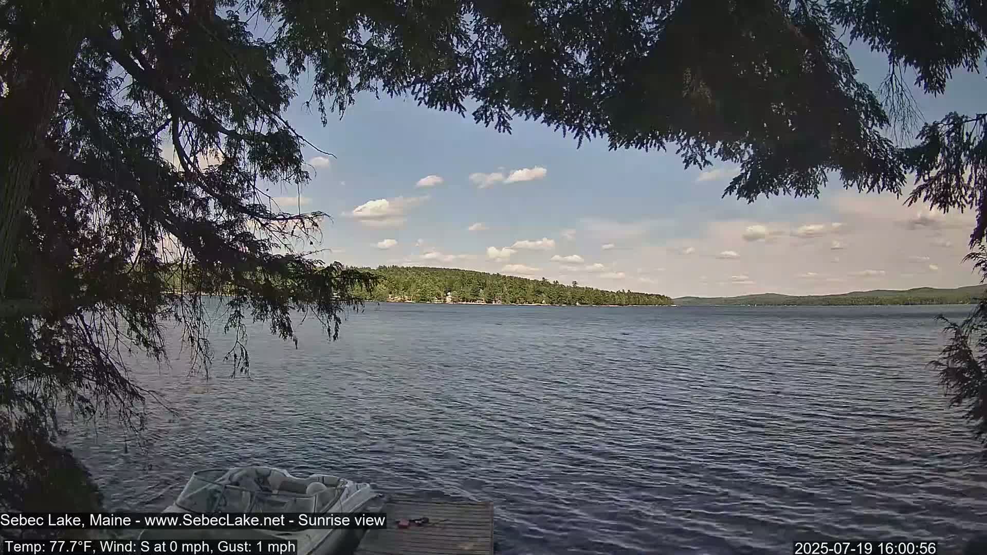 Sebec Lake Live Cam  - Dover&Foxcroft , Maine , USA
