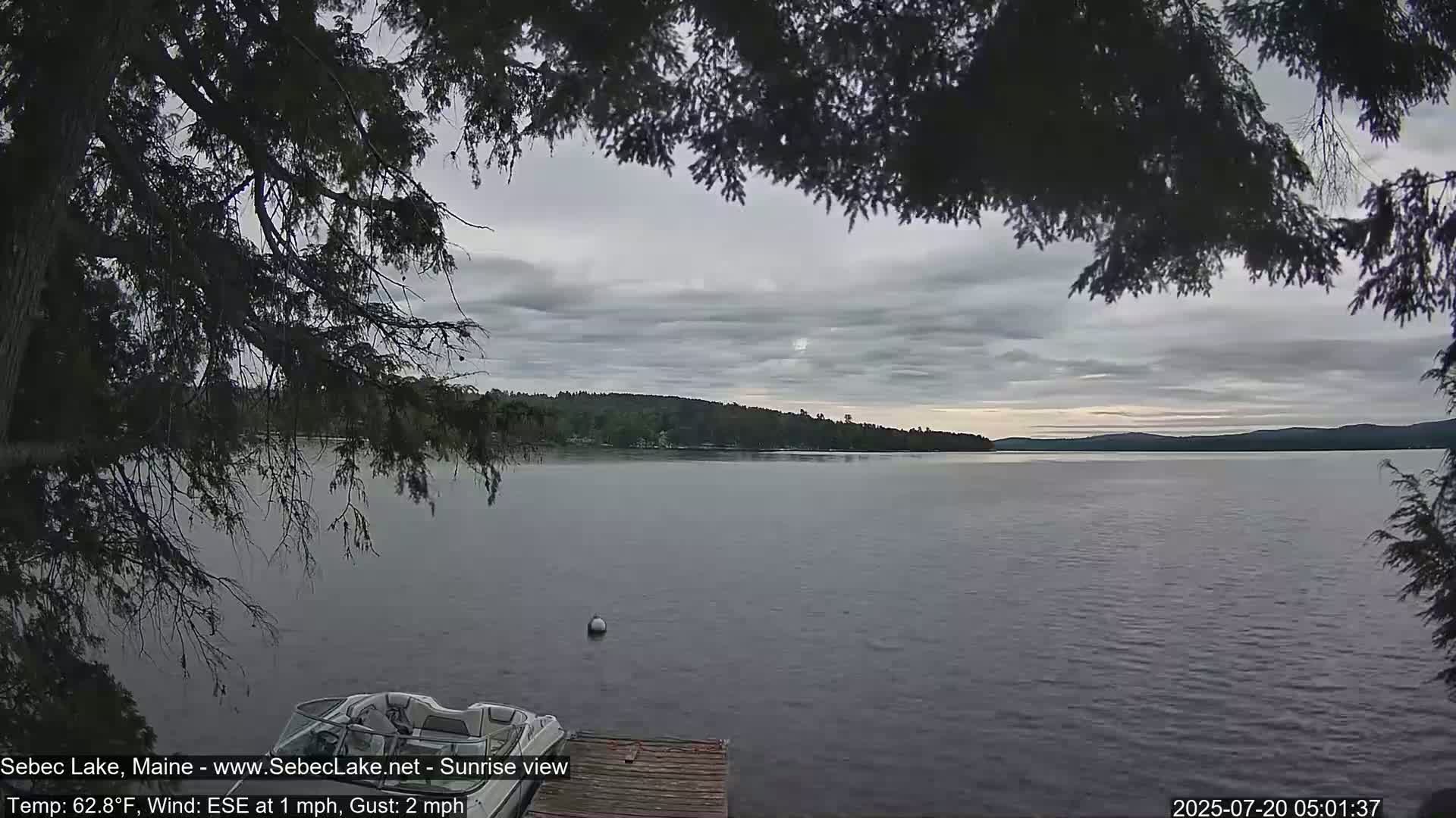 Sebec Lake Live Cam  - Dover&Foxcroft , Maine , USA