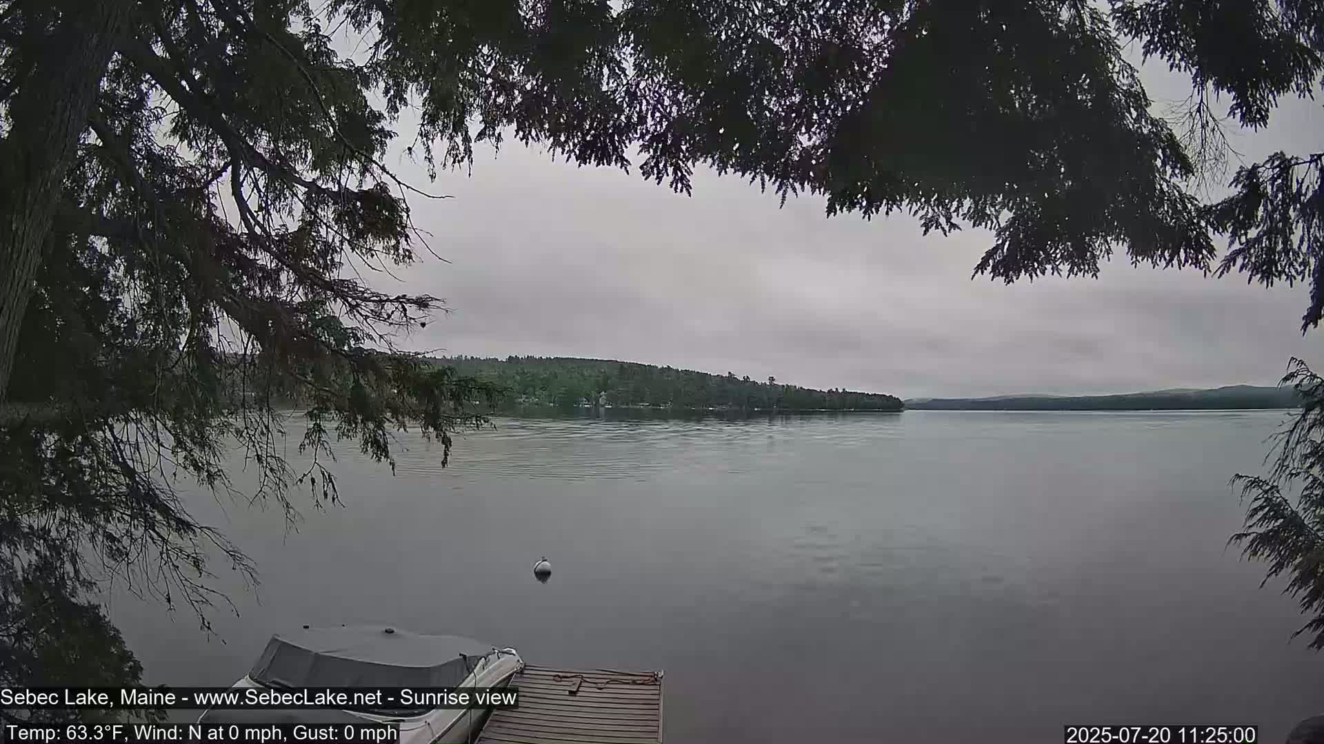 Sebec Lake Live Cam  - Dover&Foxcroft , Maine , USA