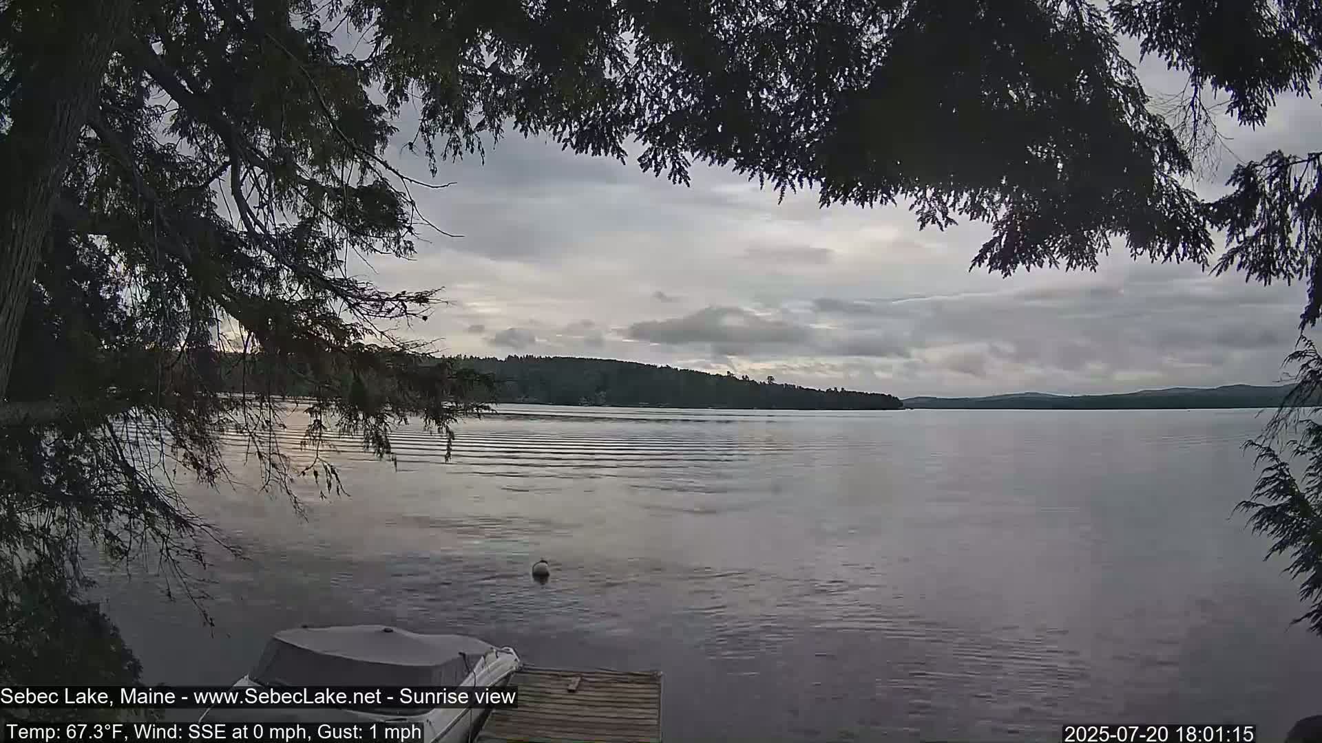 Sebec Lake Live Cam  - Dover&Foxcroft , Maine , USA