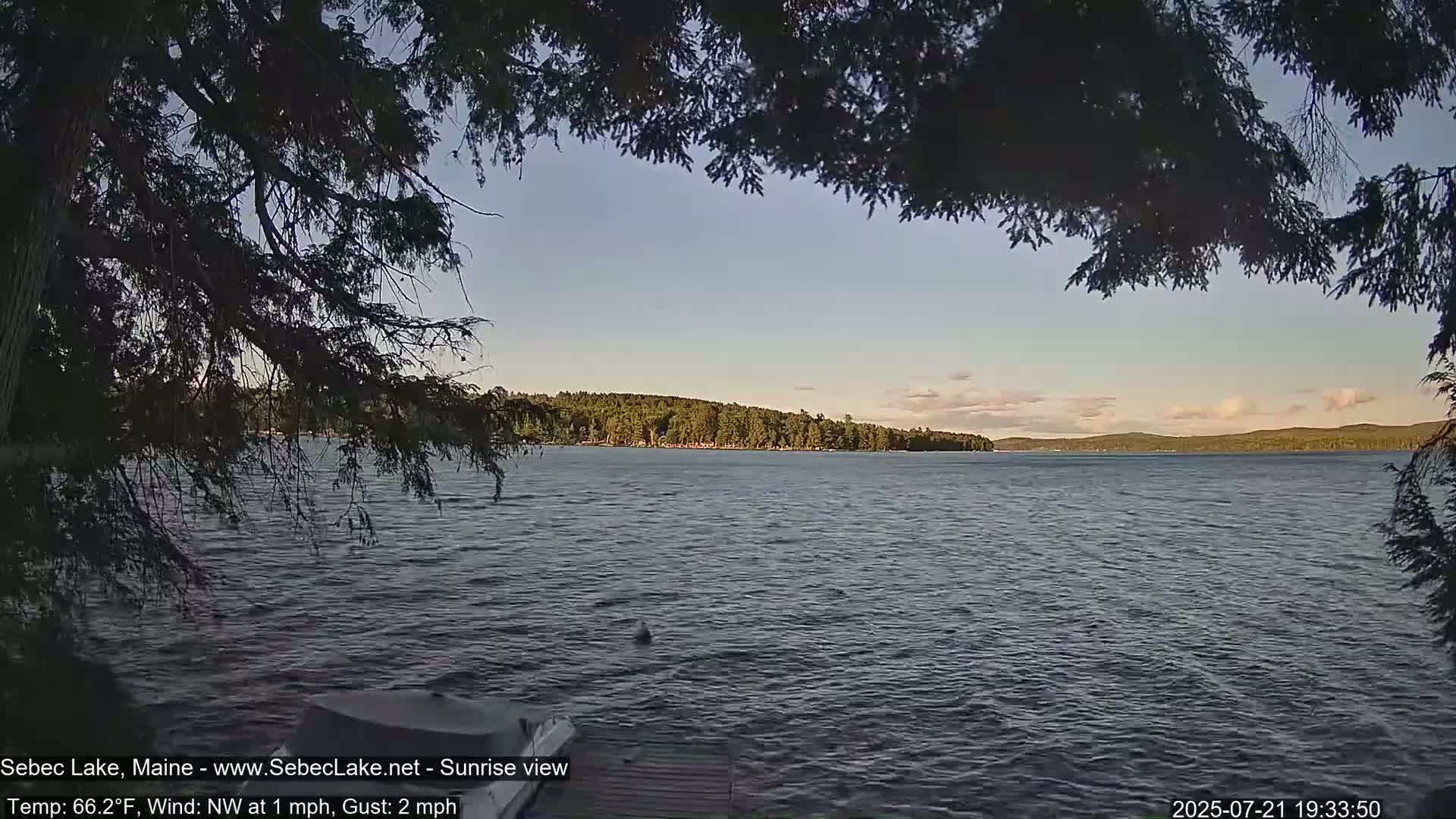Sebec Lake Live Cam  - Dover&Foxcroft , Maine , USA