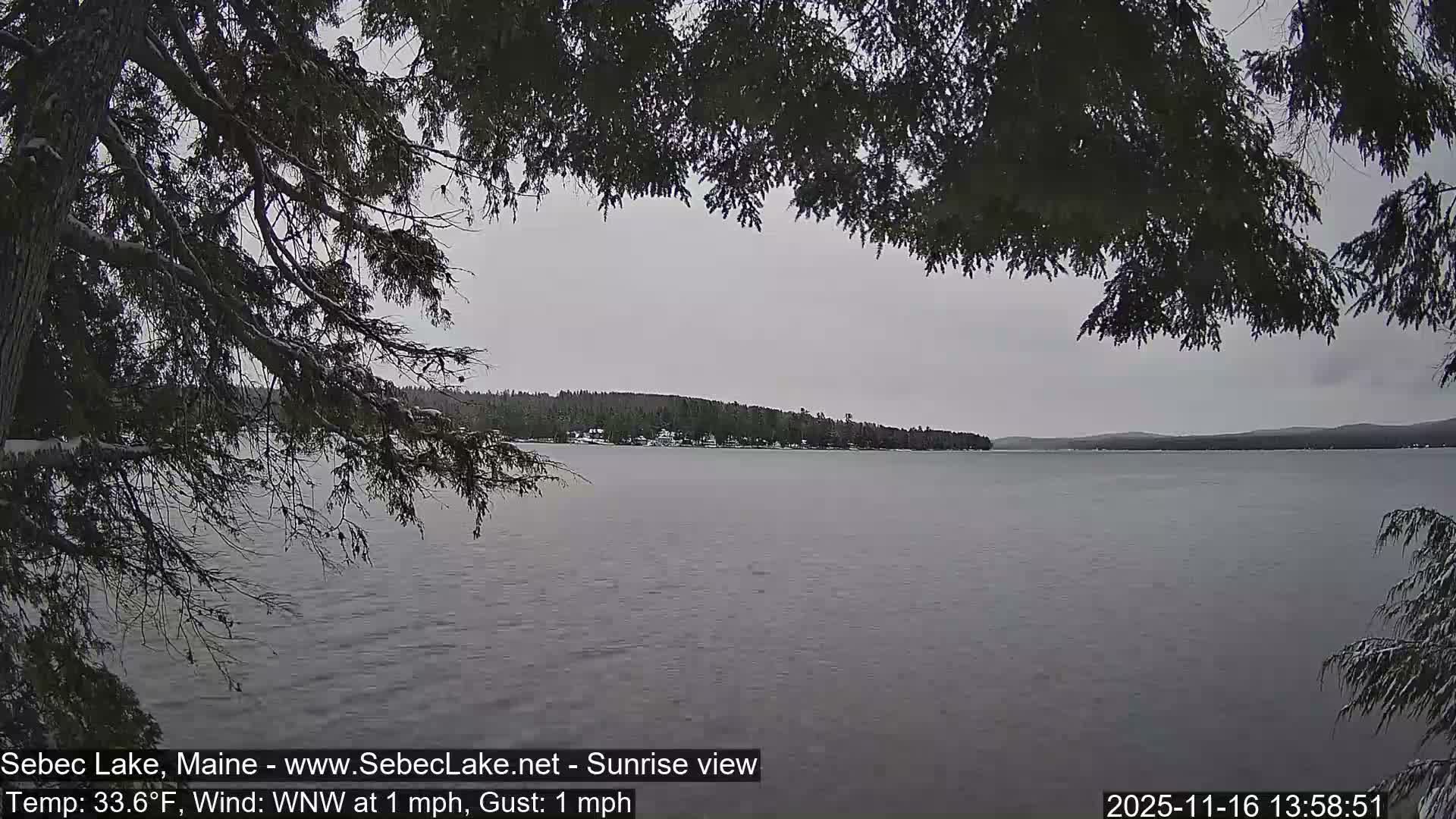 Sebec Lake Live Cam  - Dover&Foxcroft , Maine , USA