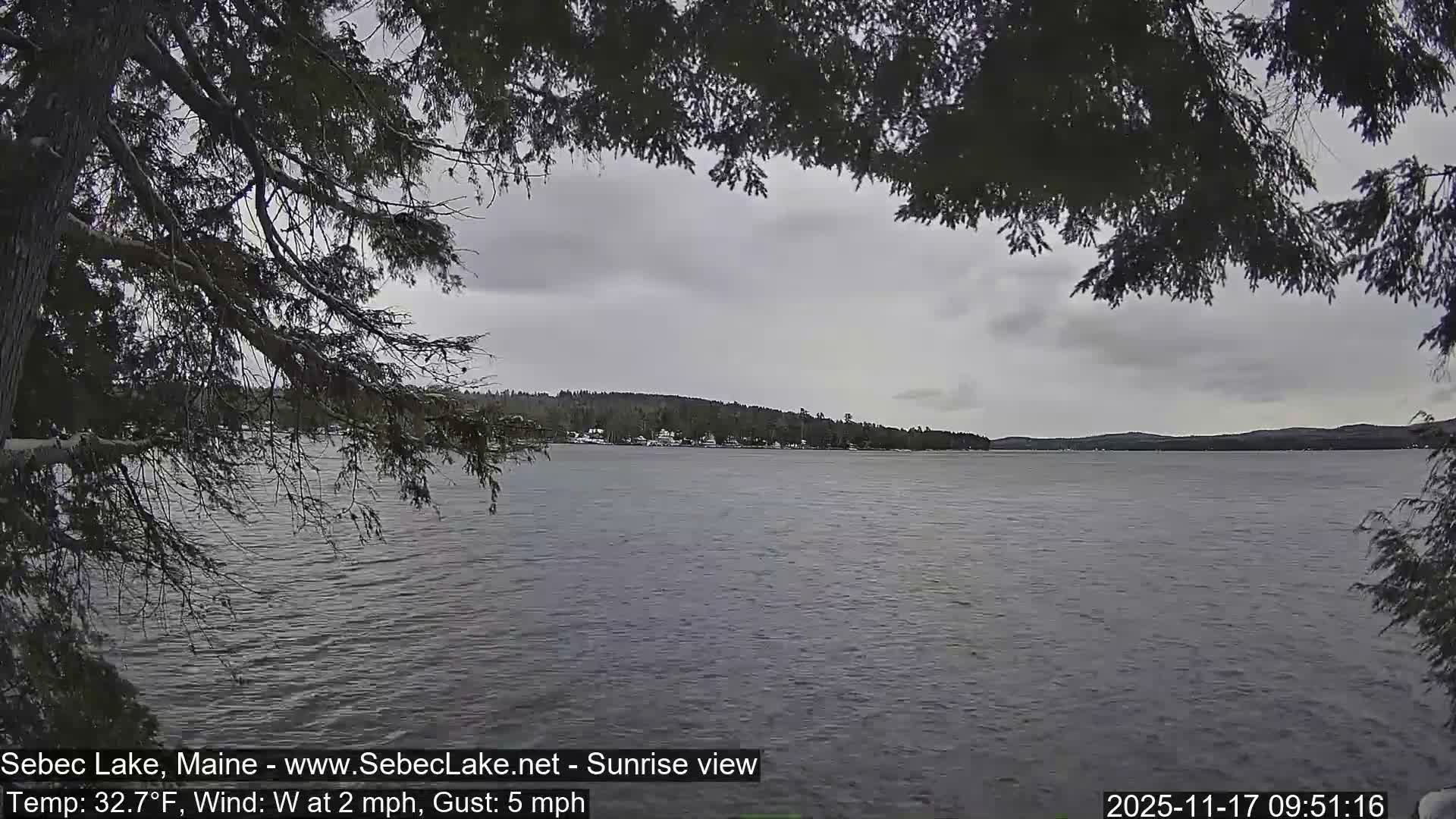 Sebec Lake Live Cam  - Dover&Foxcroft , Maine , USA