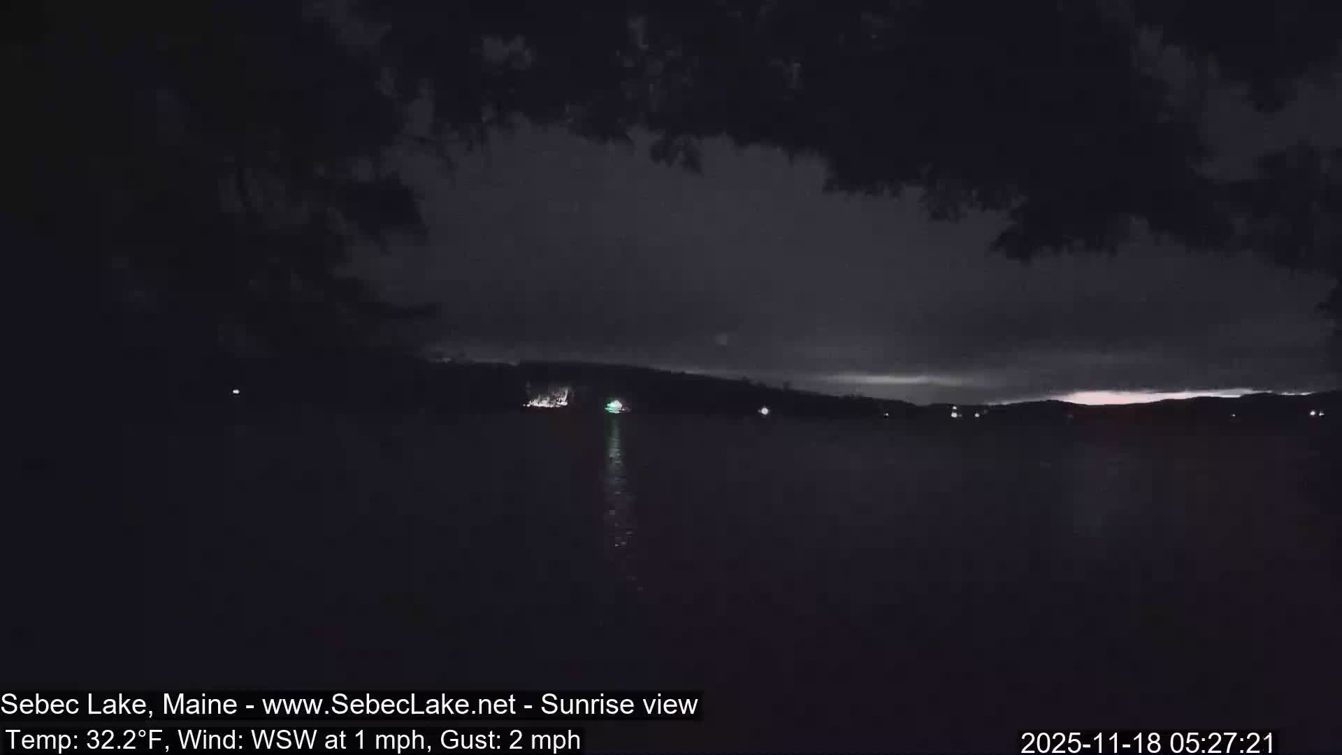 Sebec Lake Live Cam  - Dover&Foxcroft , Maine , USA
