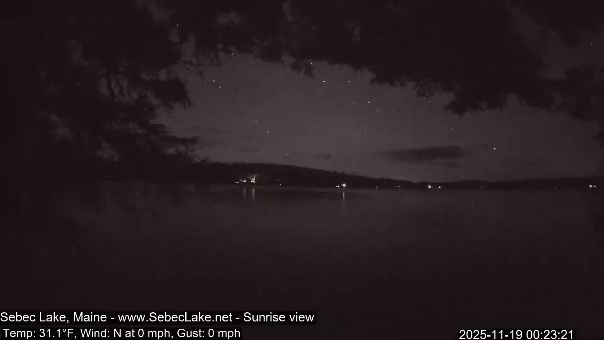 Sebec Lake Live Cam  - Dover&Foxcroft , Maine , USA