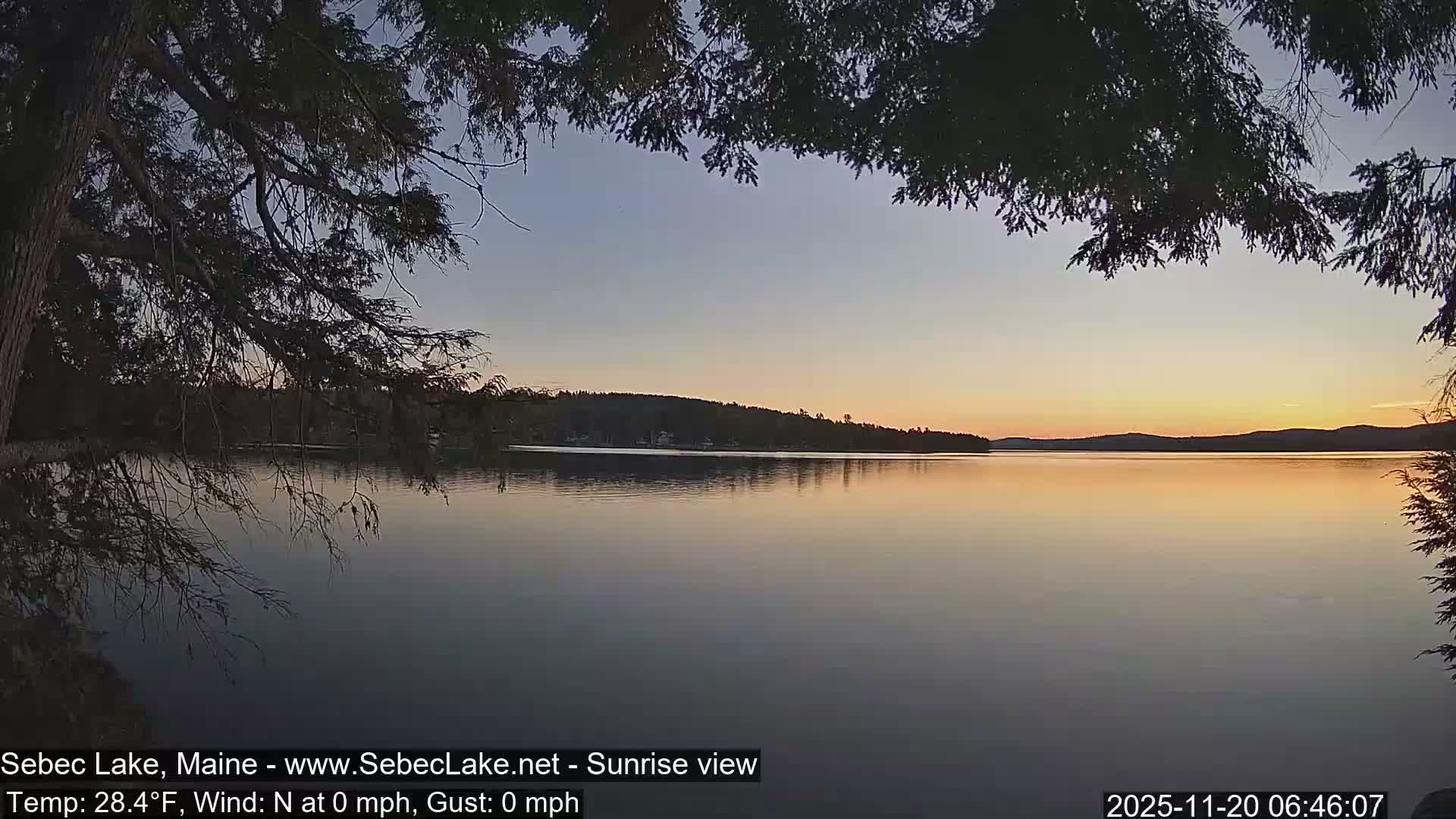 Sebec Lake Live Cam  - Dover&Foxcroft , Maine , USA