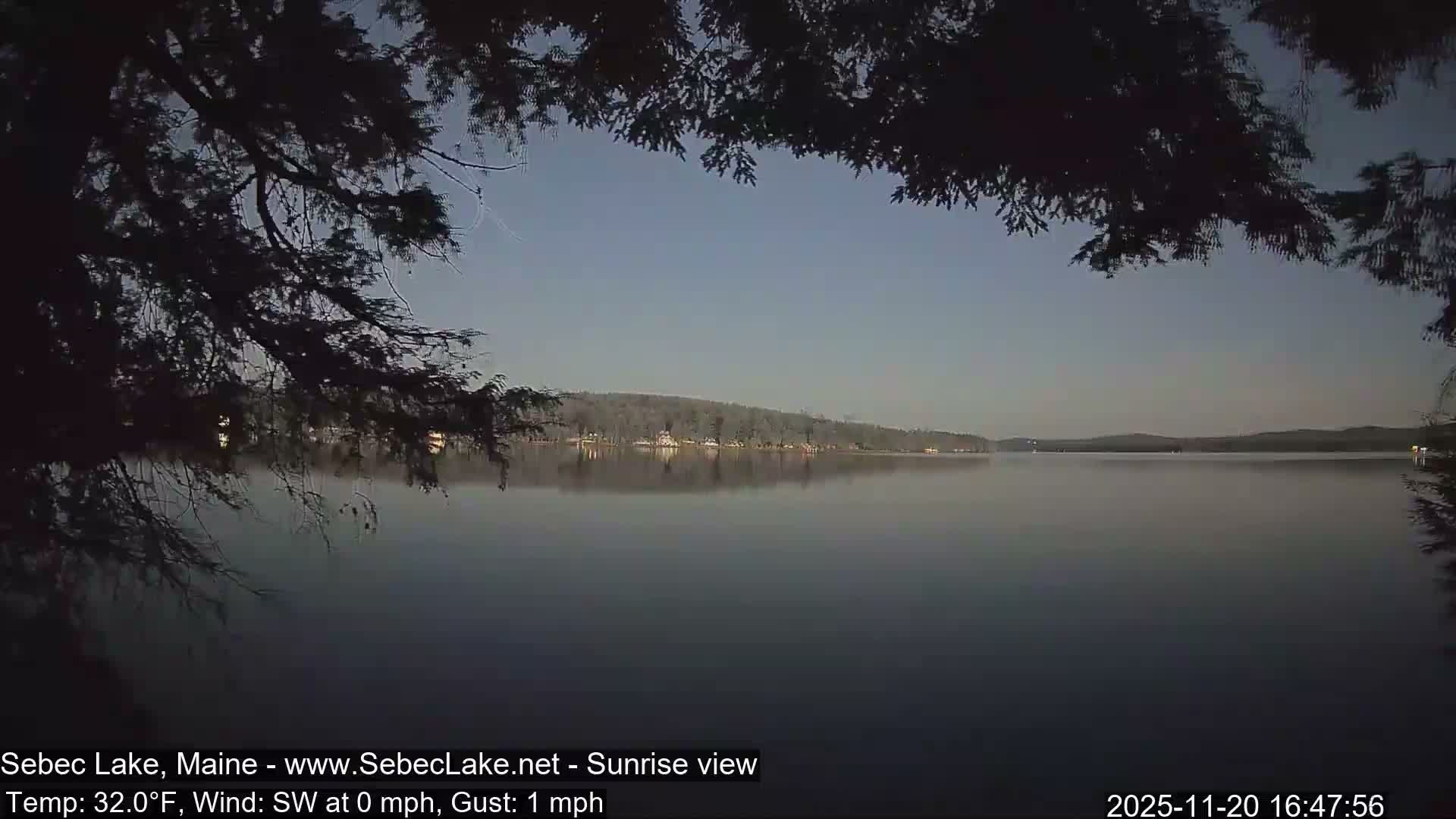 Sebec Lake Live Cam  - Dover&Foxcroft , Maine , USA