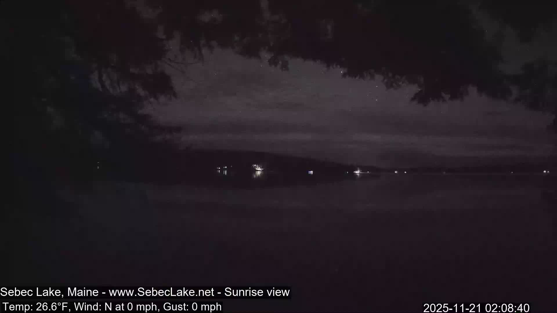 Sebec Lake Live Cam  - Dover&Foxcroft , Maine , USA