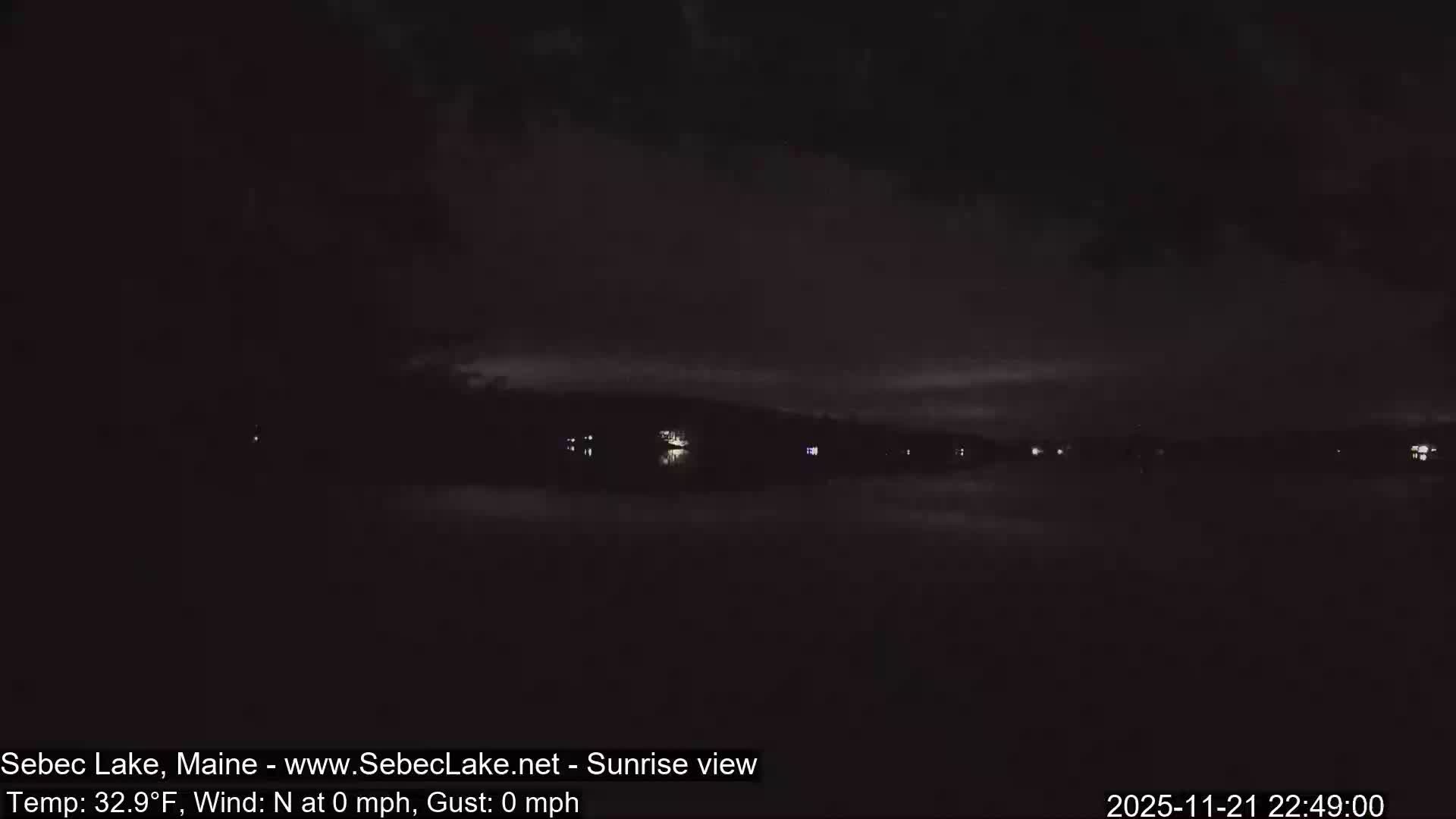 Sebec Lake Live Cam  - Dover&Foxcroft , Maine , USA