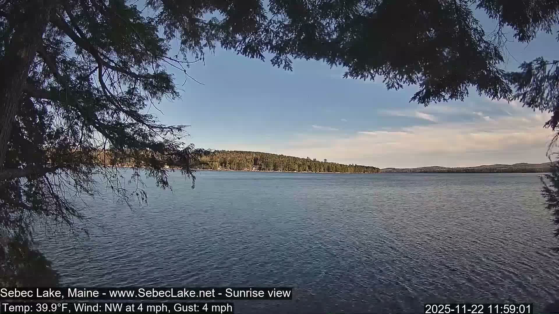 Sebec Lake Live Cam  - Dover&Foxcroft , Maine , USA