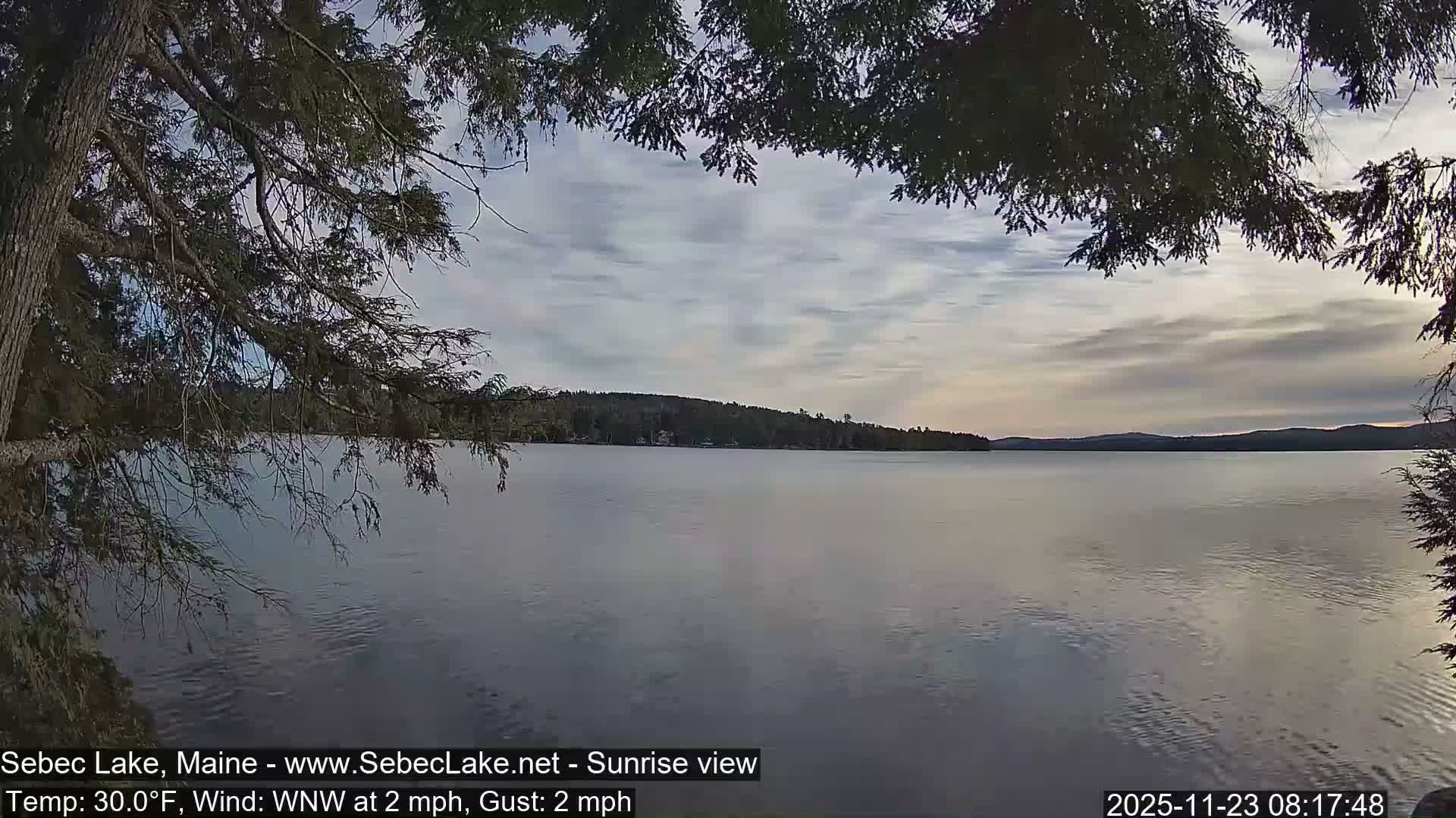 Sebec Lake Live Cam  - Dover&Foxcroft , Maine , USA