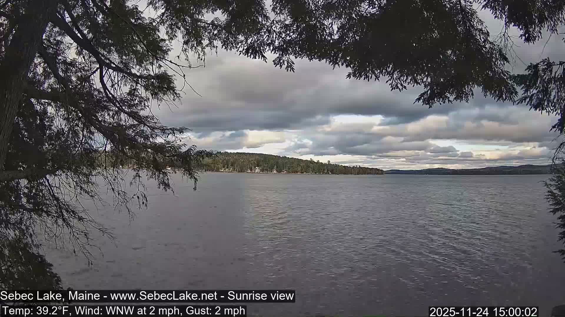 Sebec Lake Live Cam  - Dover&Foxcroft , Maine , USA