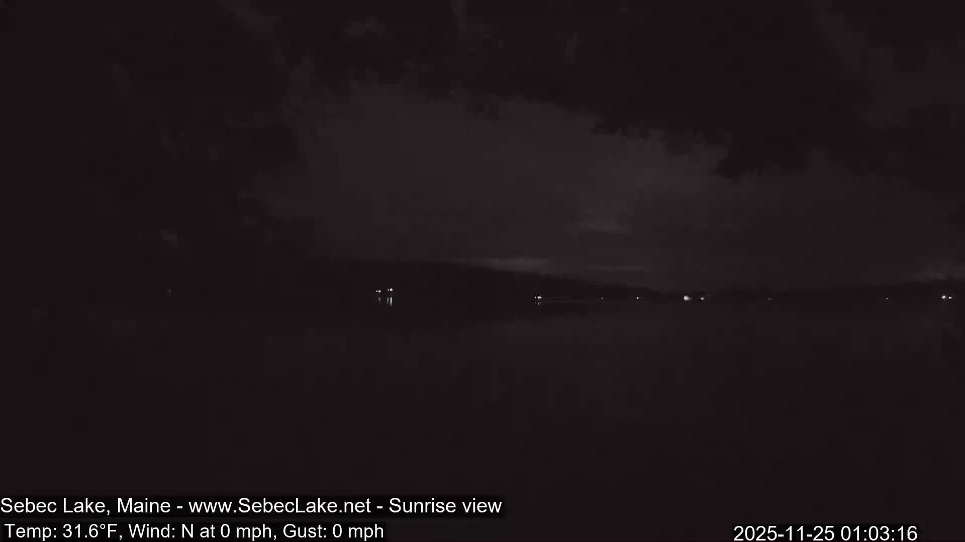 Sebec Lake Live Cam  - Dover&Foxcroft , Maine , USA