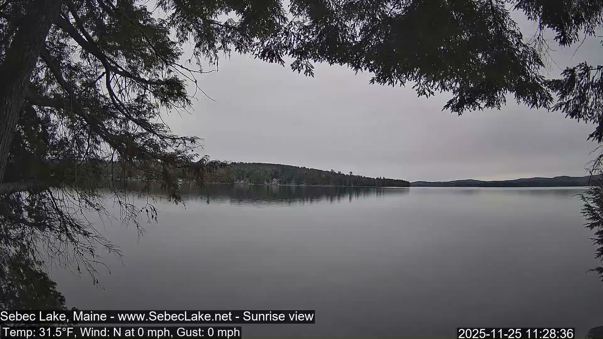 Sebec Lake Live Cam  - Dover&Foxcroft , Maine , USA
