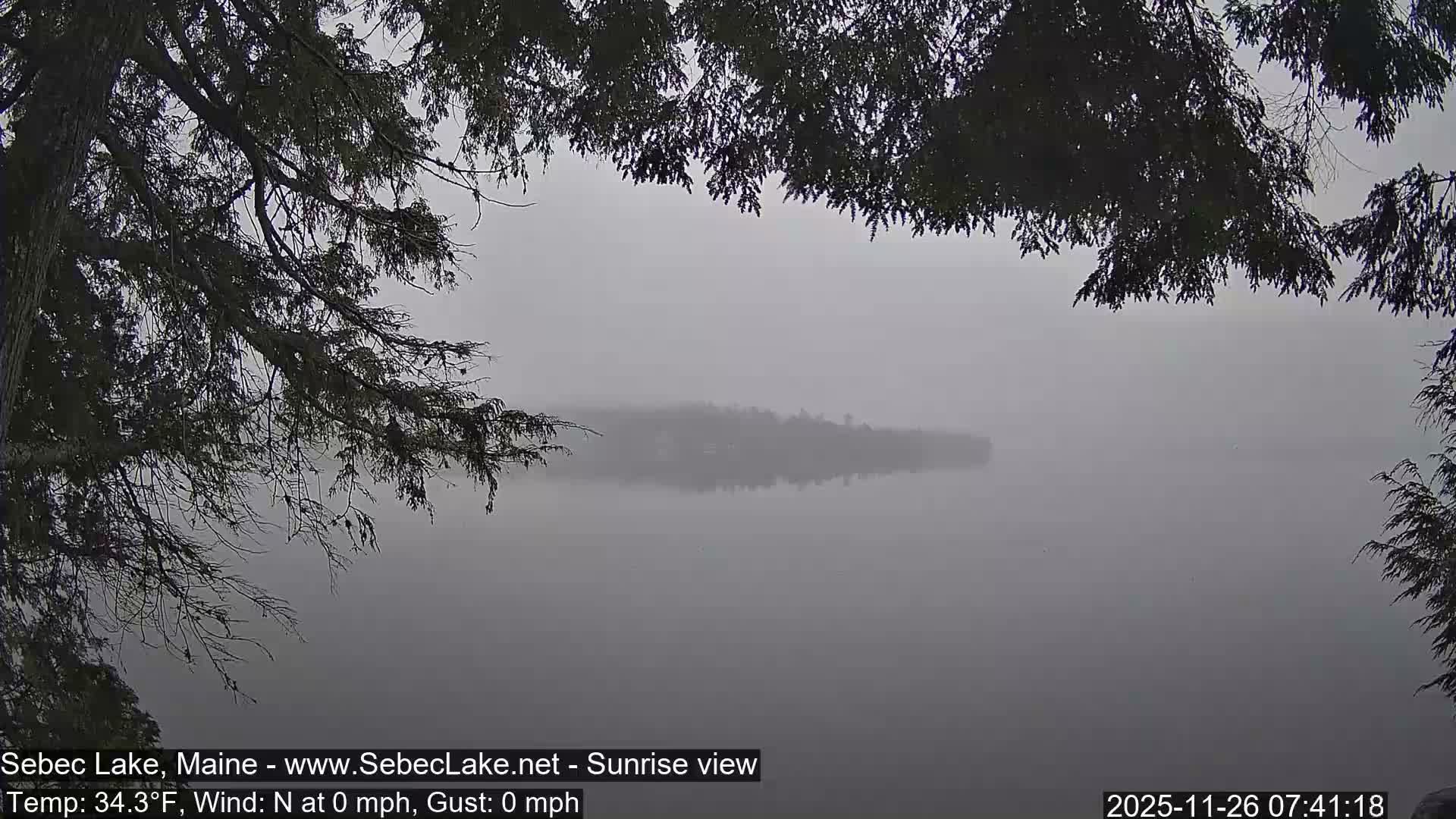 Sebec Lake Live Cam  - Dover&Foxcroft , Maine , USA