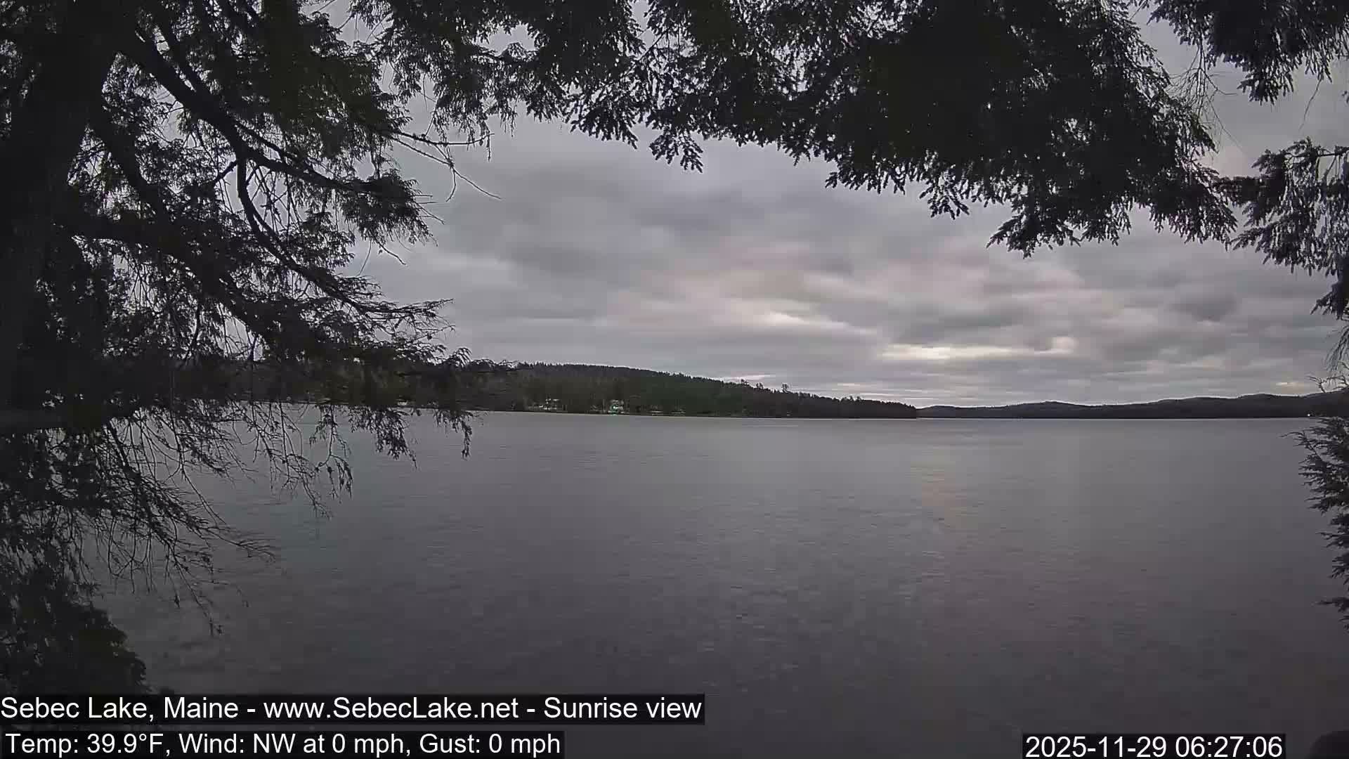 Sebec Lake Live Cam  - Dover&Foxcroft , Maine , USA