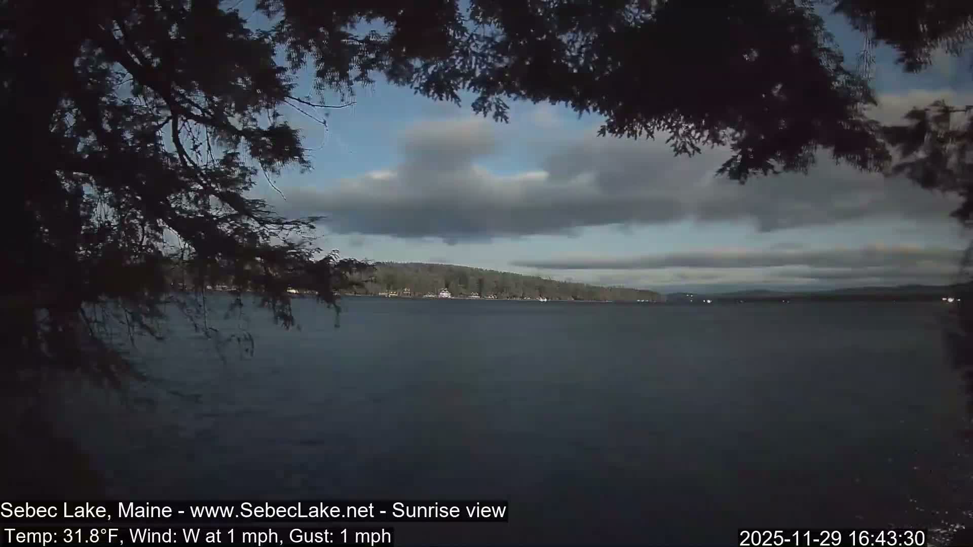 Sebec Lake Live Cam  - Dover&Foxcroft , Maine , USA