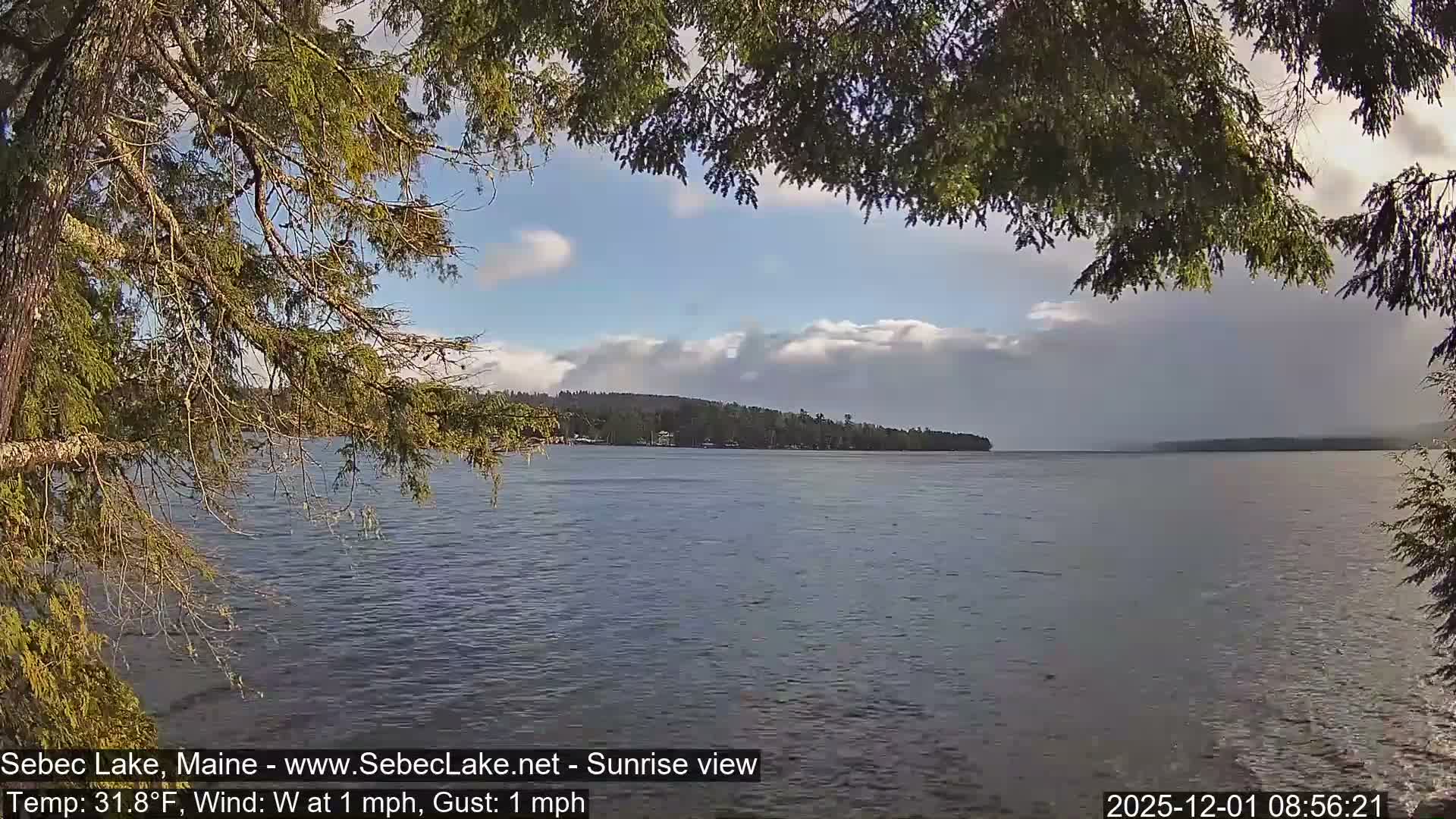 Sebec Lake Live Cam  - Dover&Foxcroft , Maine , USA