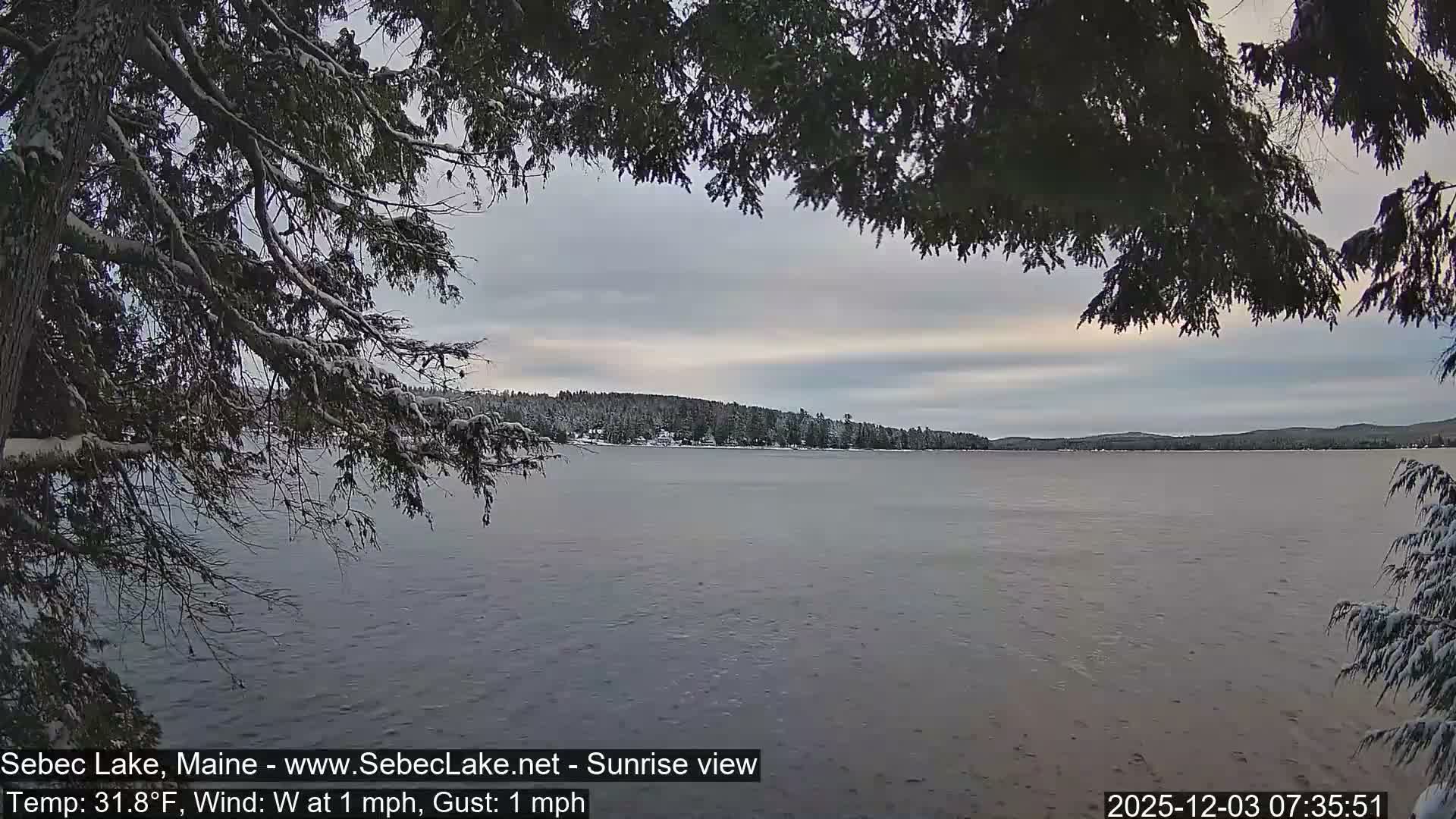 Sebec Lake Live Cam  - Dover&Foxcroft , Maine , USA