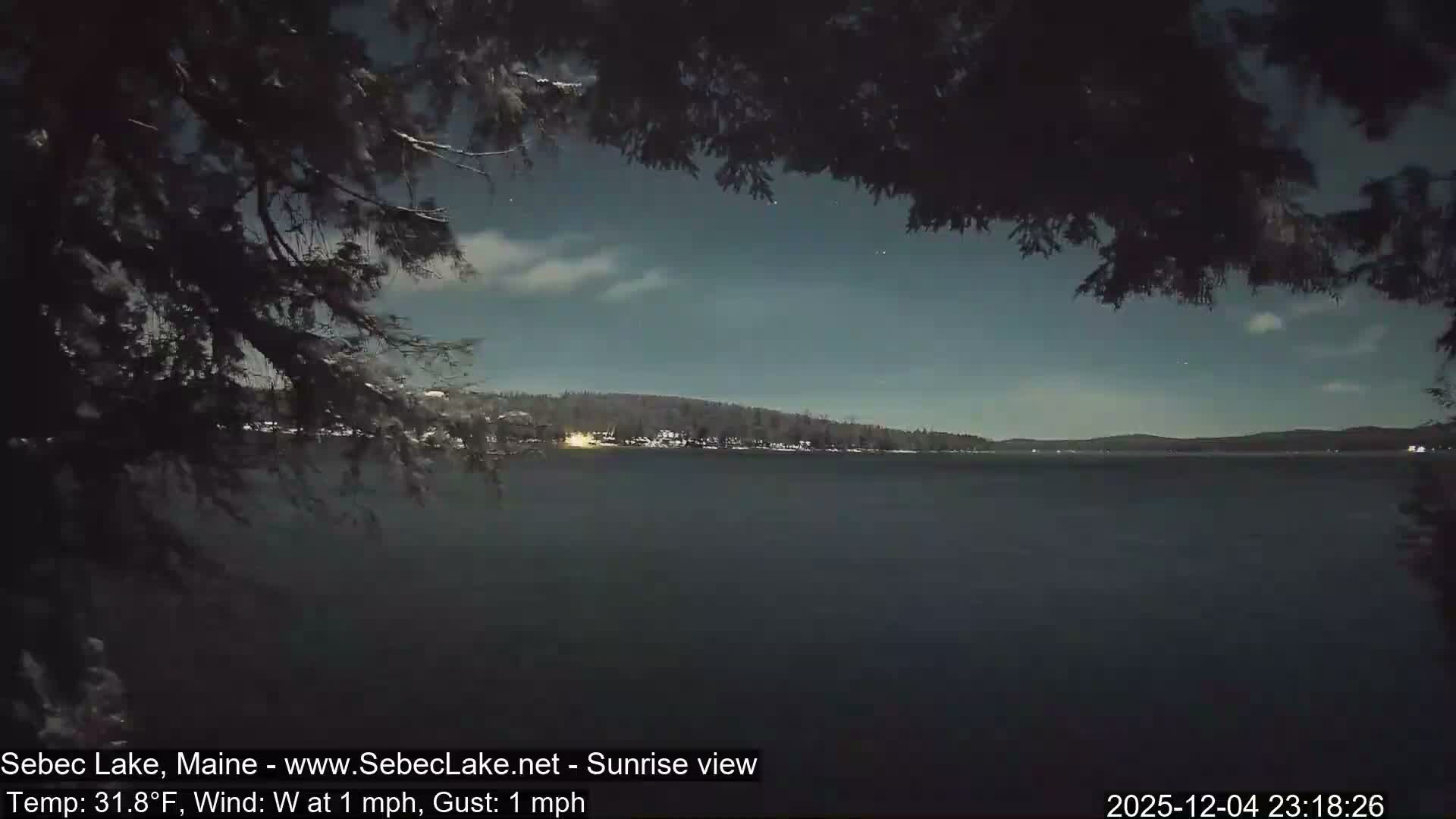 Sebec Lake Live Cam  - Dover&Foxcroft , Maine , USA
