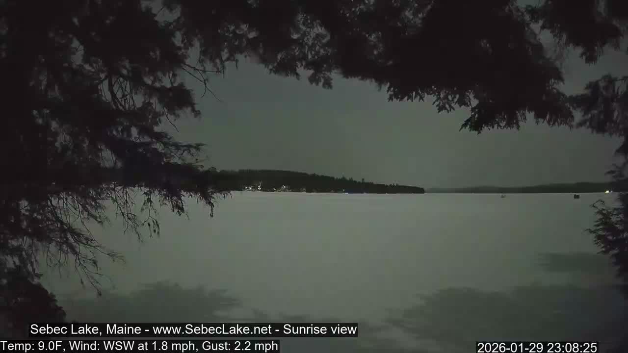 Sebec Lake Live Cam  - Dover&Foxcroft , Maine , USA