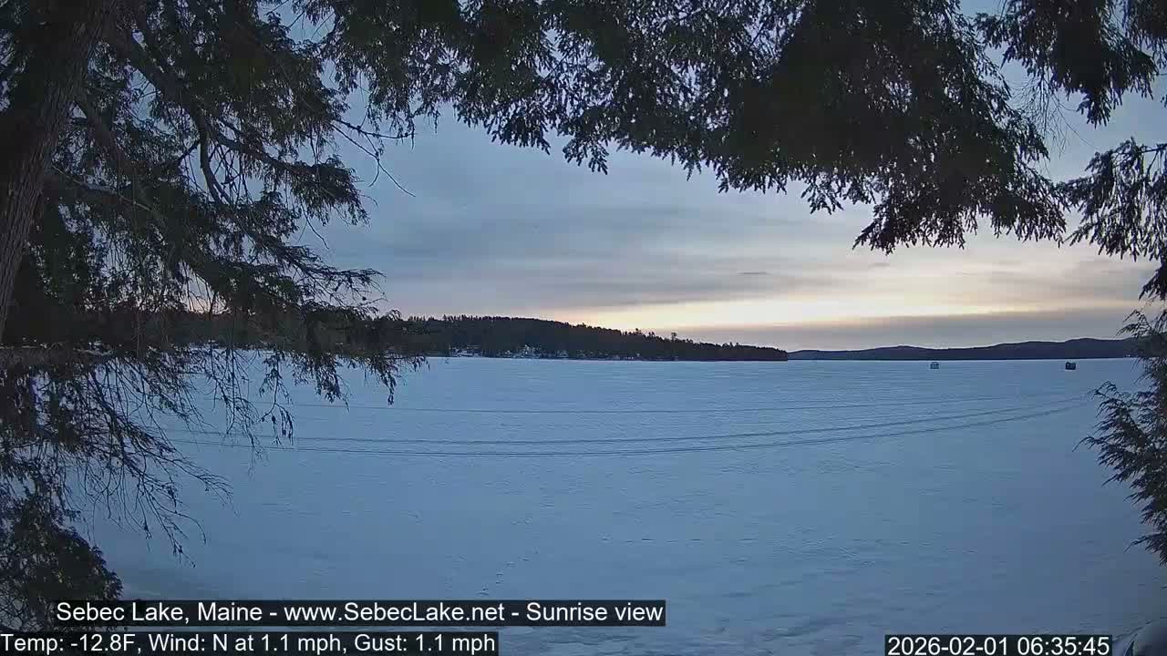 Sebec Lake Live Cam  - Dover&Foxcroft , Maine , USA
