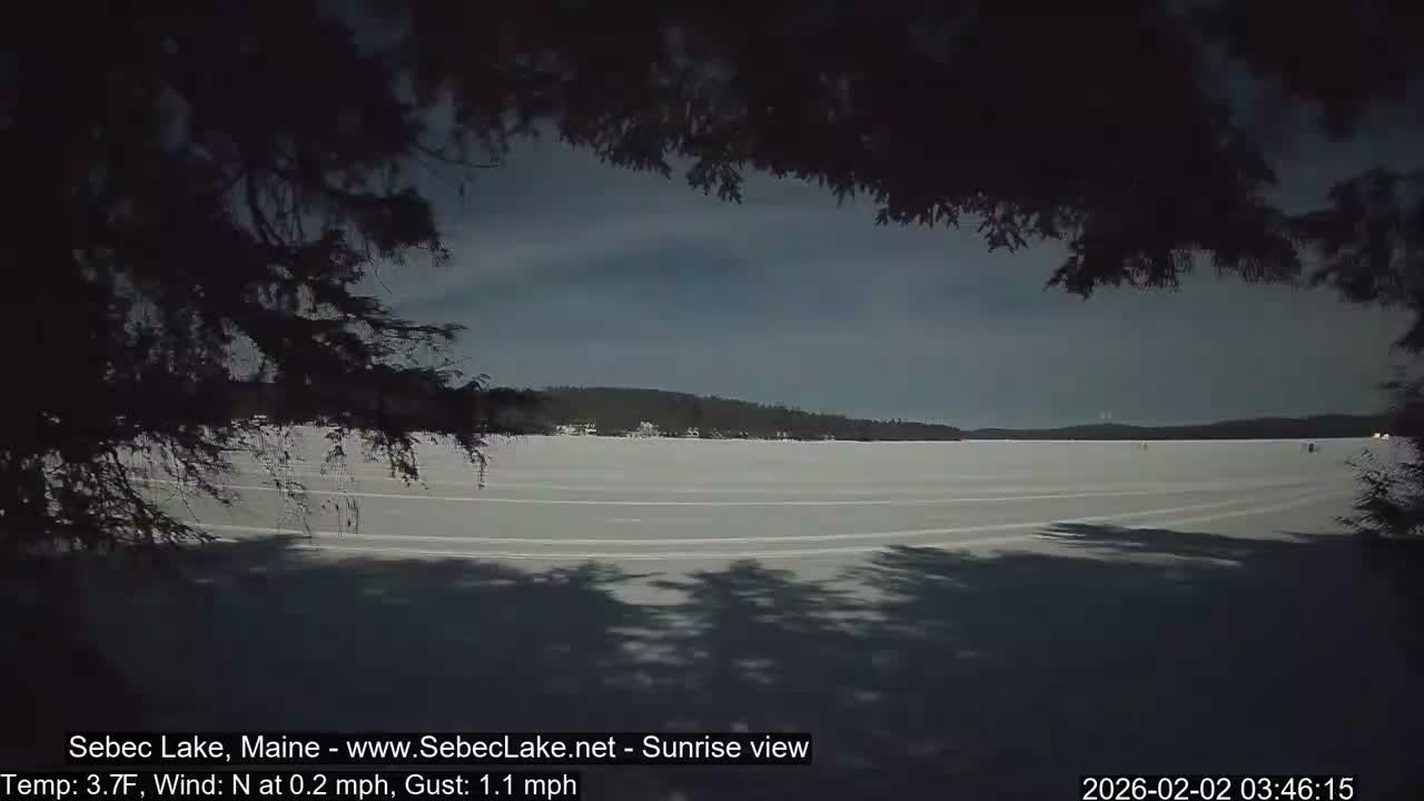 Sebec Lake Live Cam  - Dover&Foxcroft , Maine , USA