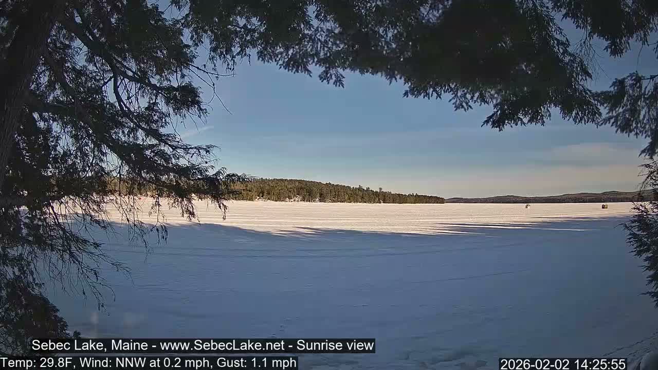 Sebec Lake Live Cam  - Dover&Foxcroft , Maine , USA